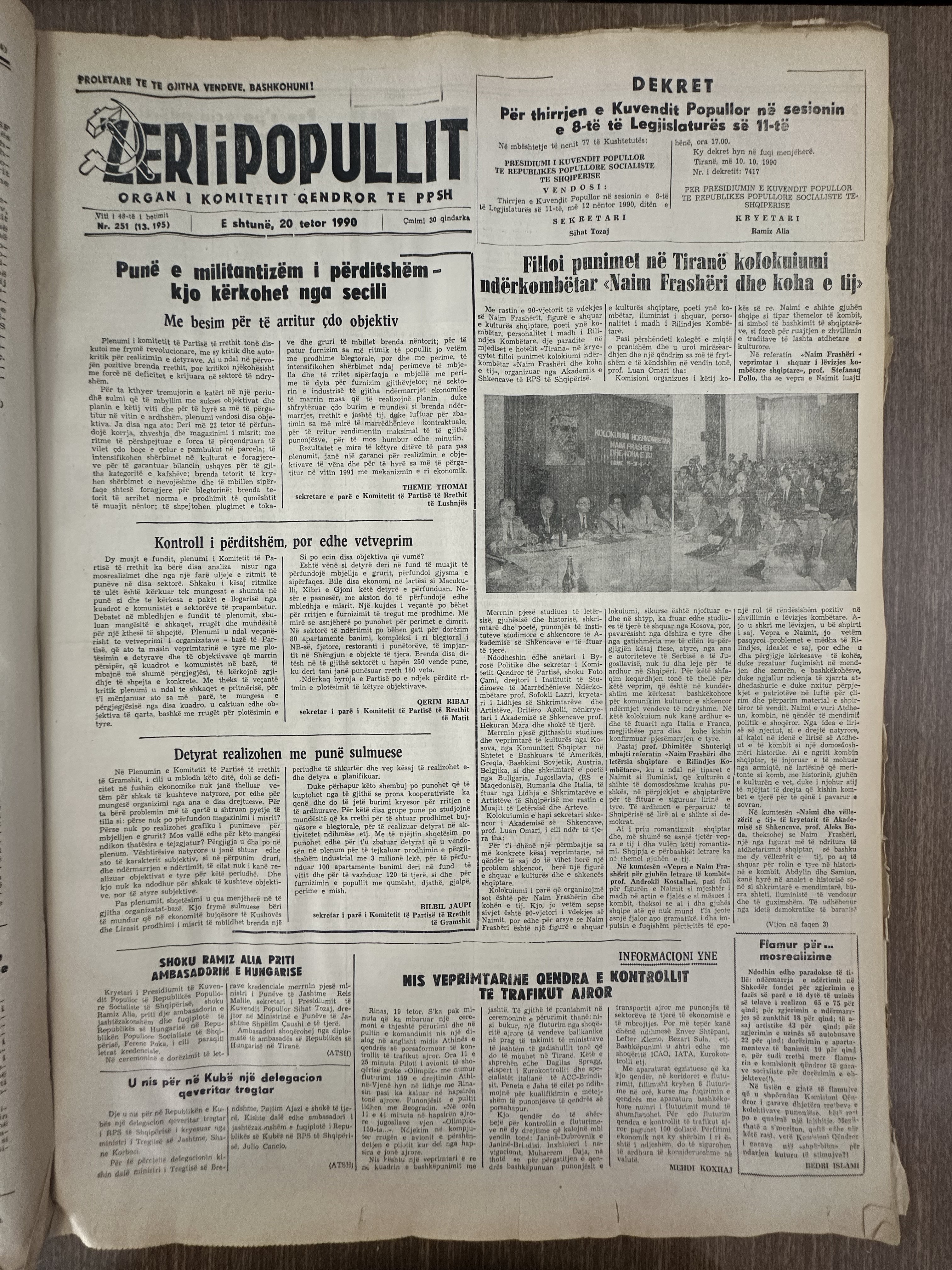 Zëri i Popullit 1990-10-20