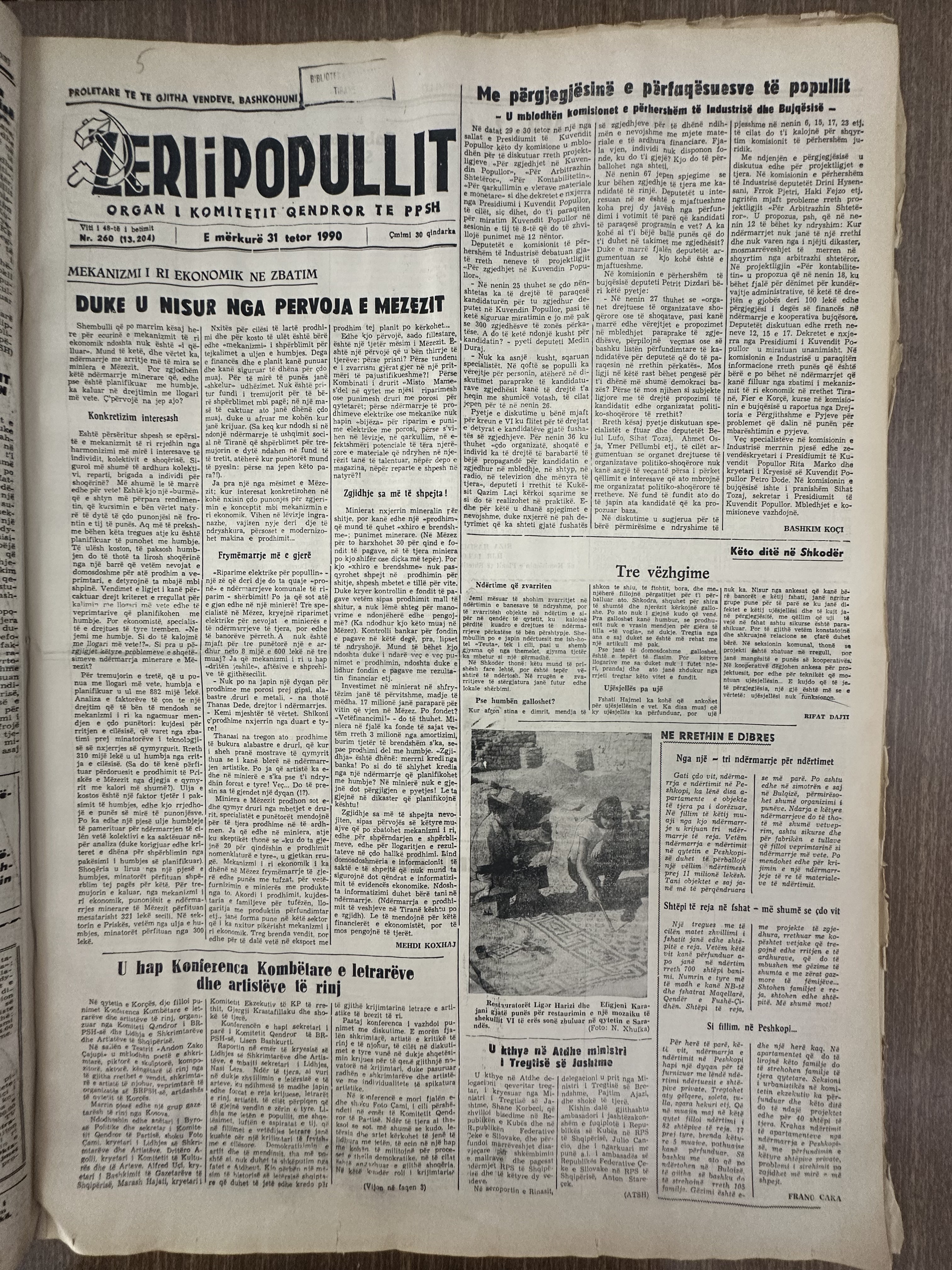 Zëri i Popullit 1990-10-31