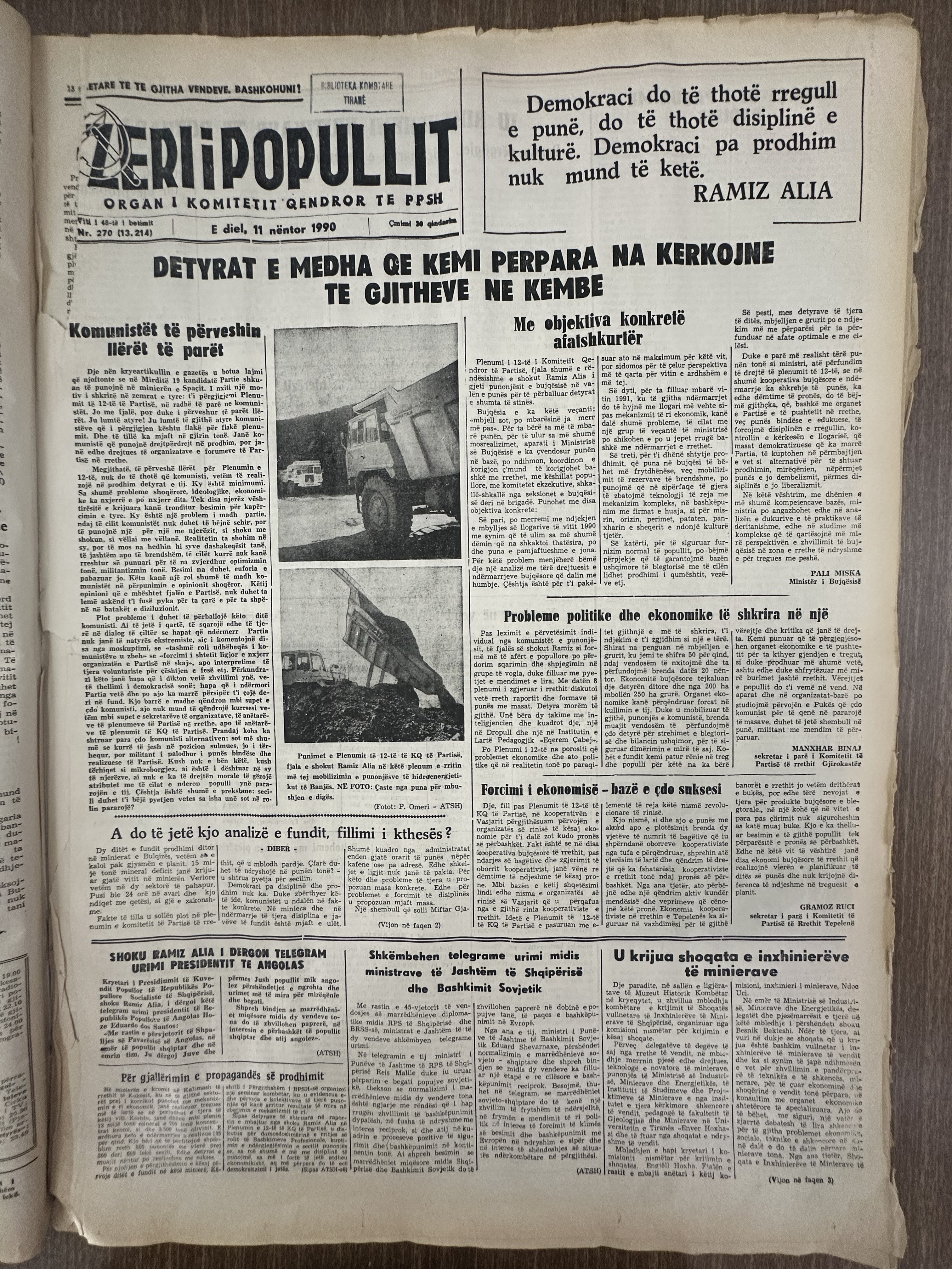 Zëri i Popullit 1990-11-11