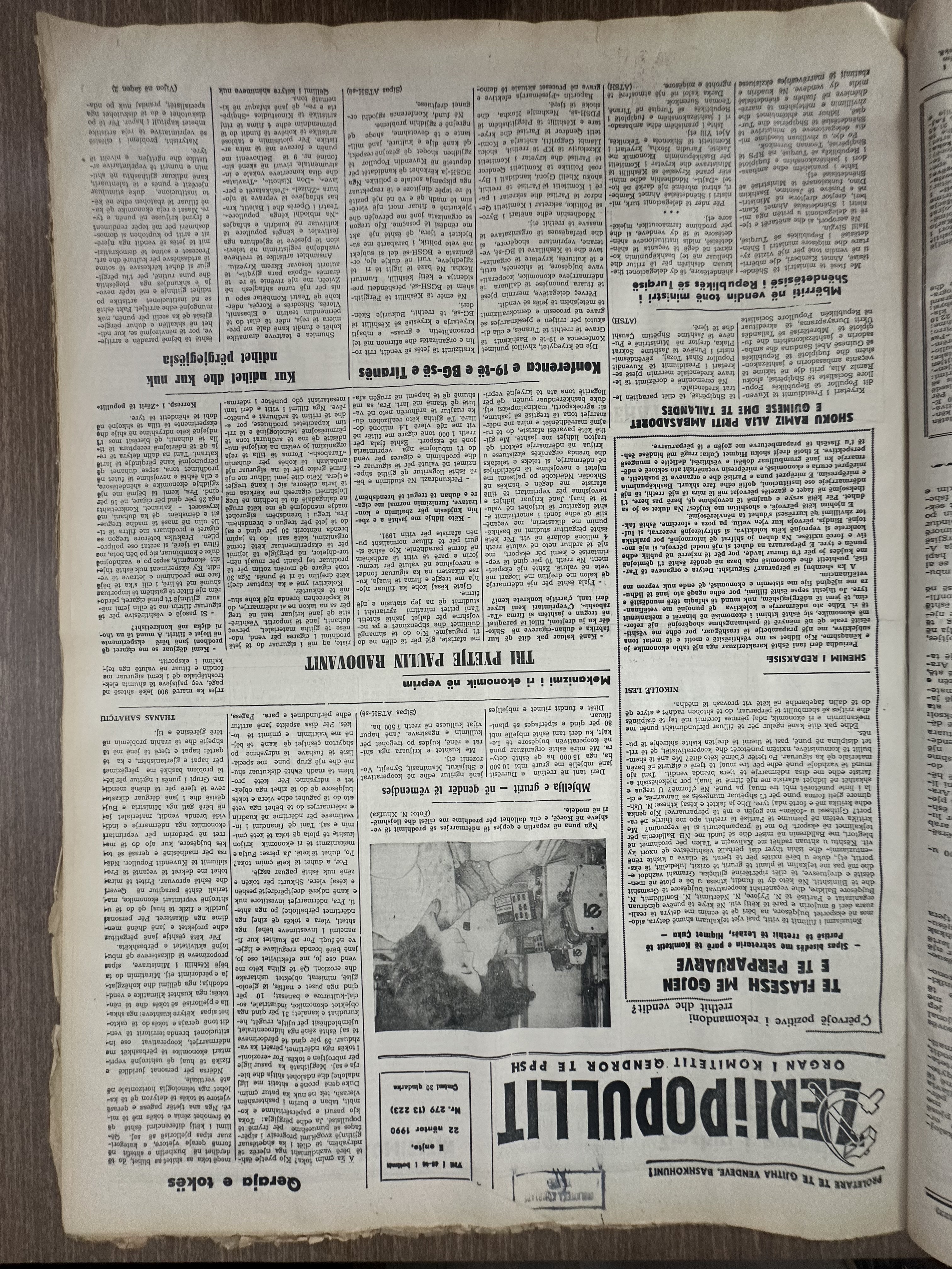 Zëri i Popullit 1990-11-22