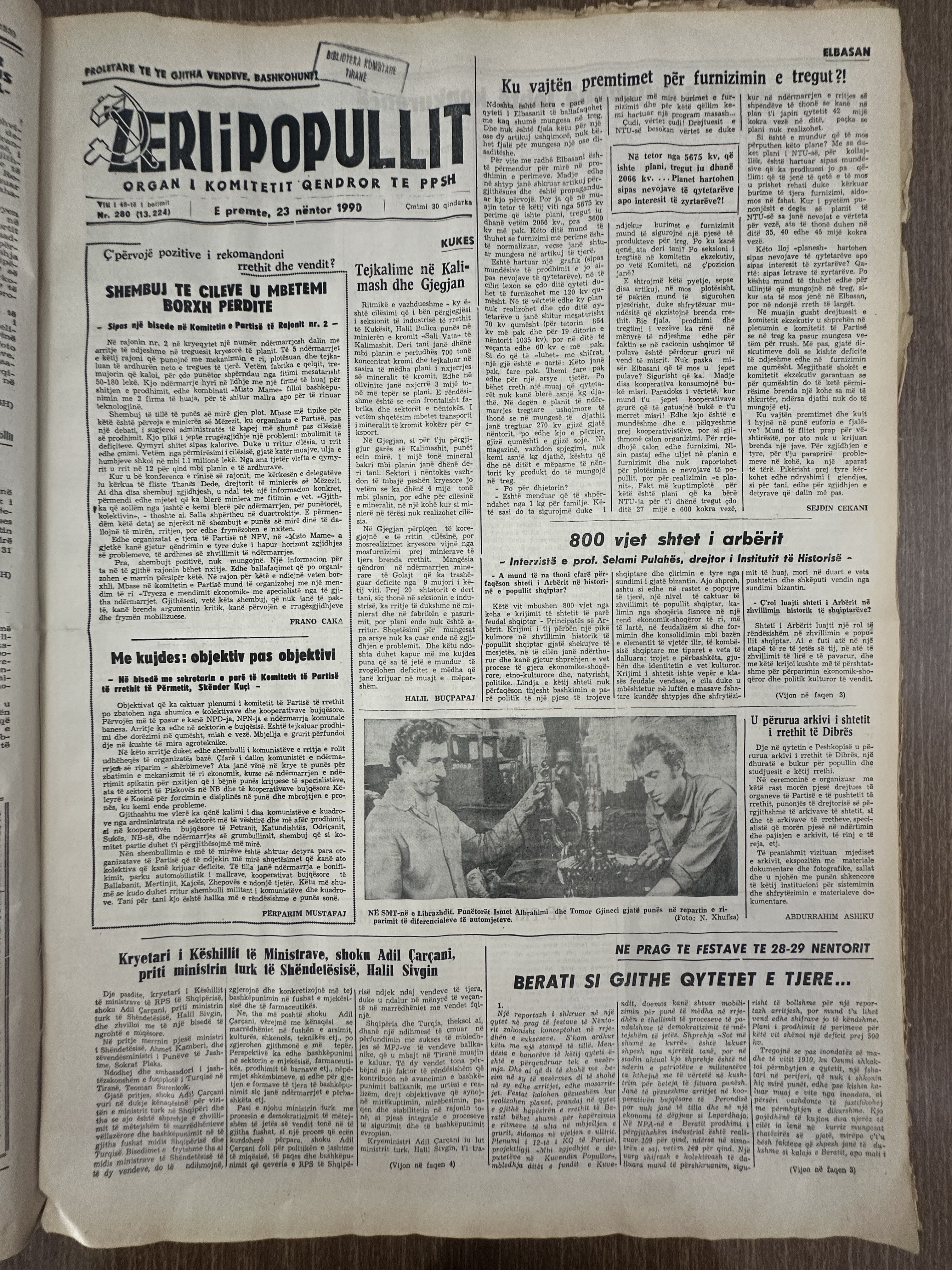 Zëri i Popullit 1990-11-23