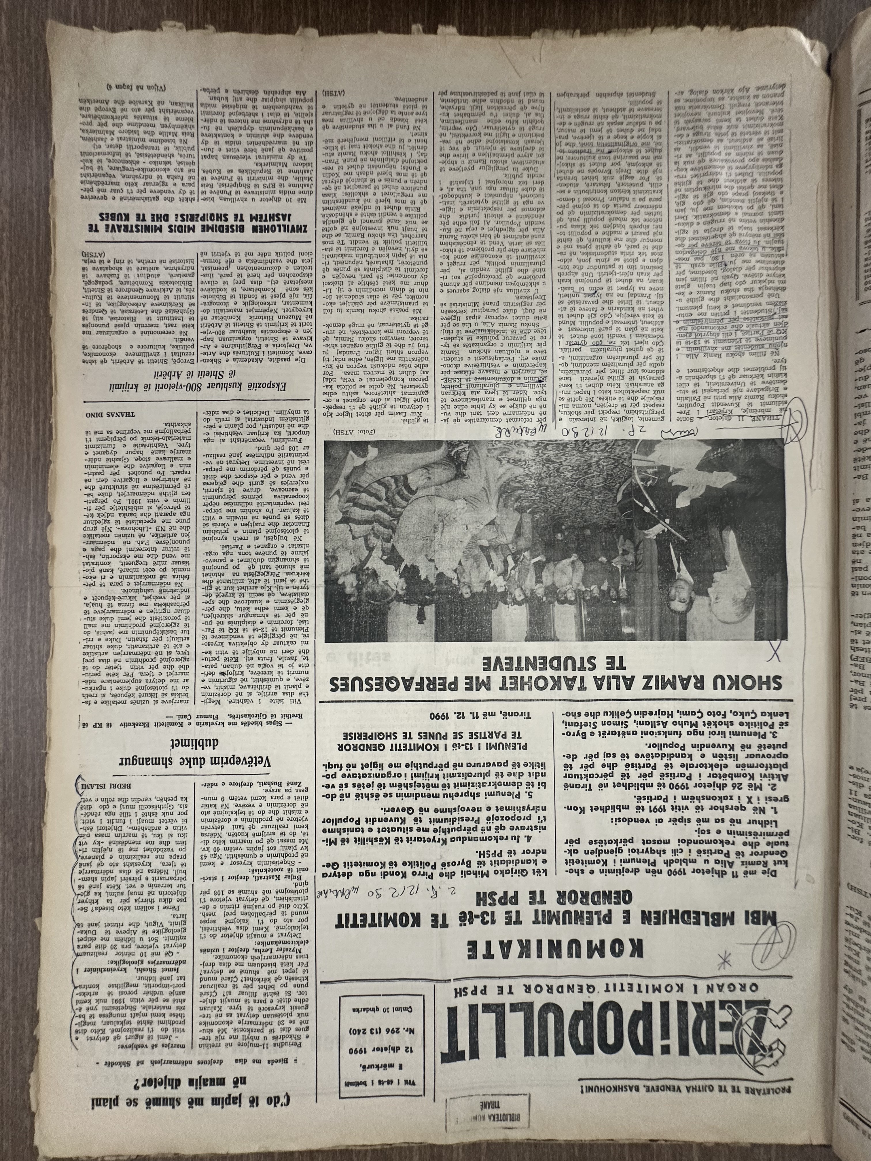 Zëri i Popullit 1990-12-12