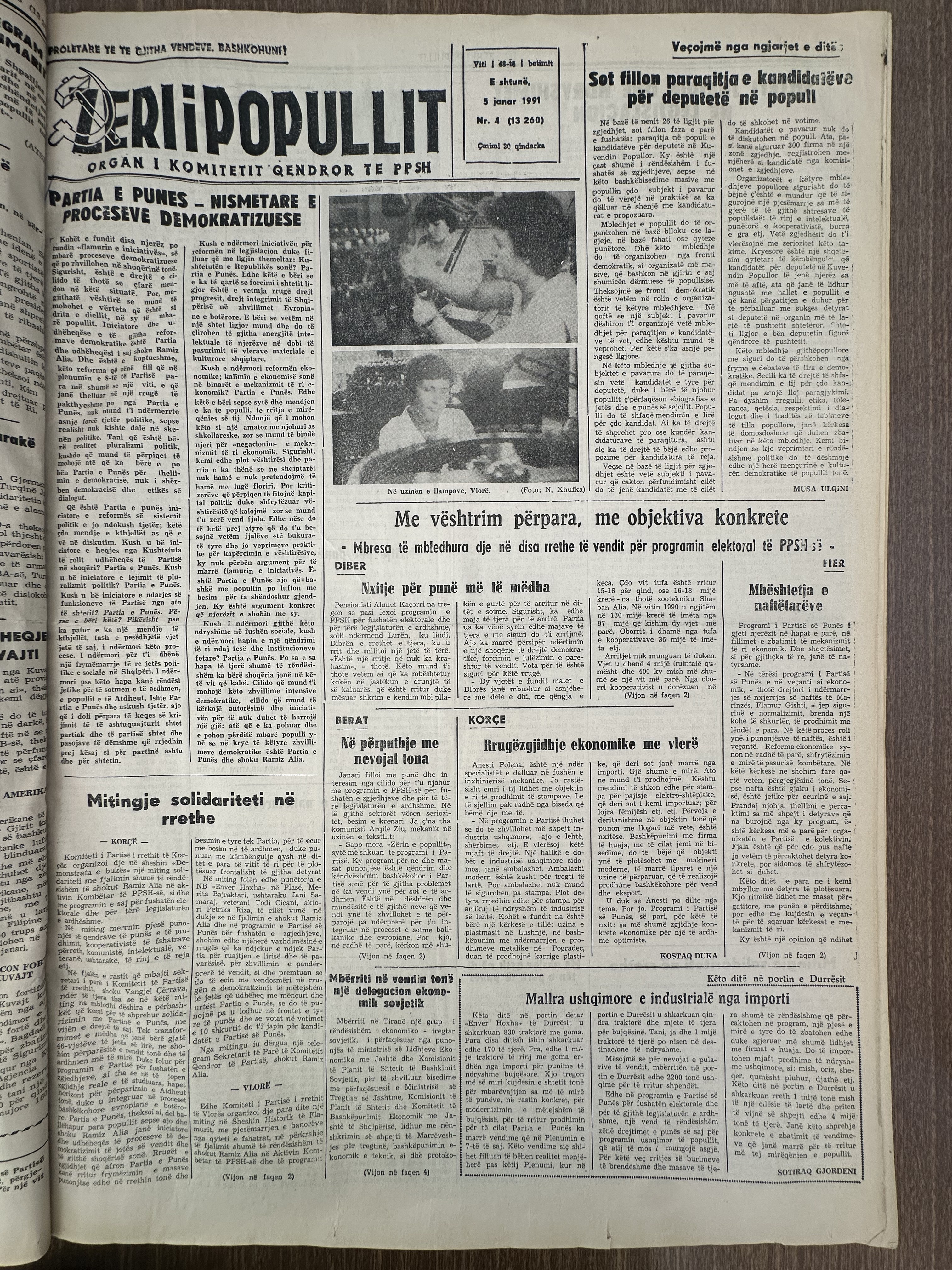 Zëri i Popullit 1991-01-05
