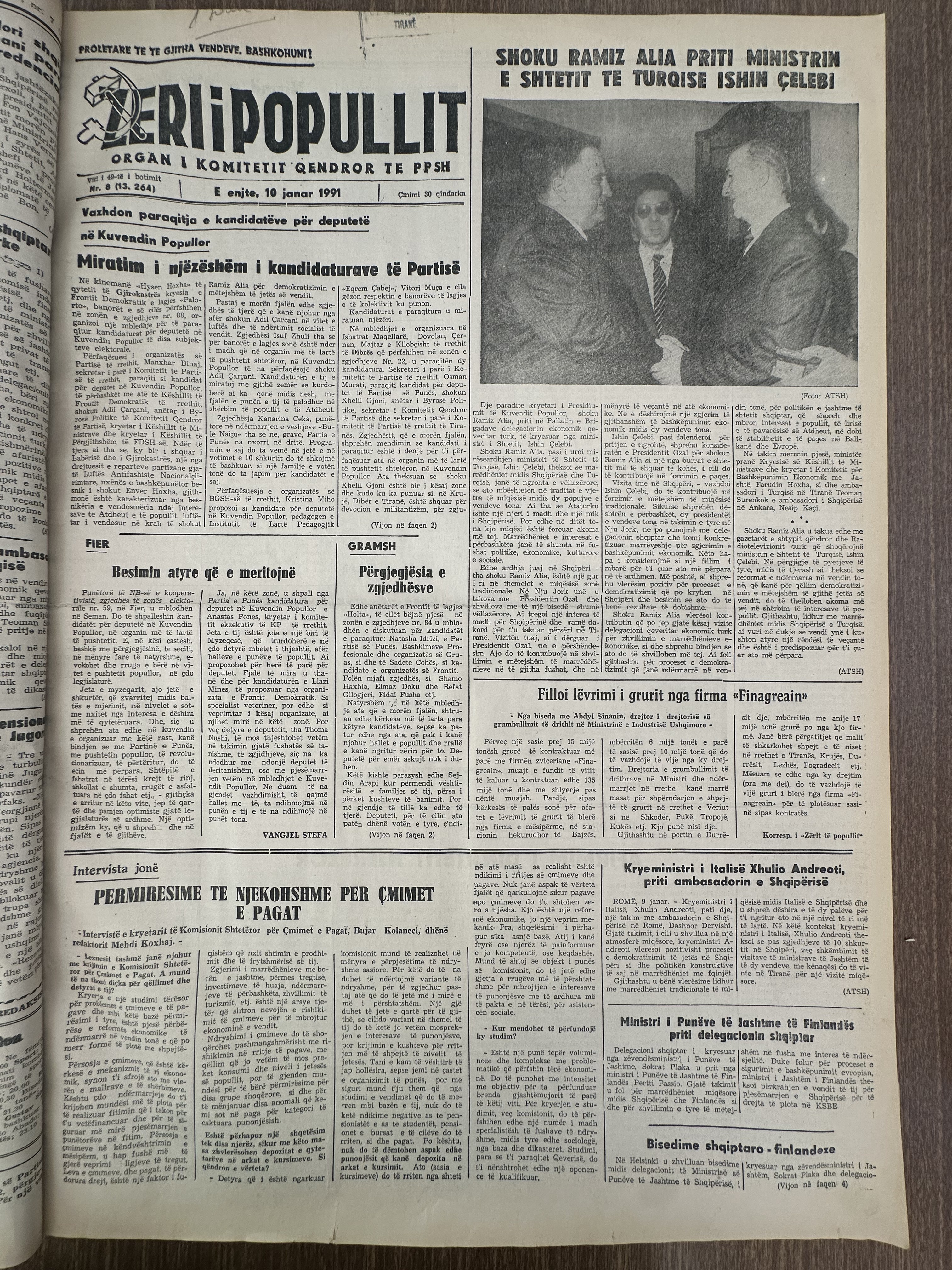 Zëri i Popullit 1991-01-10