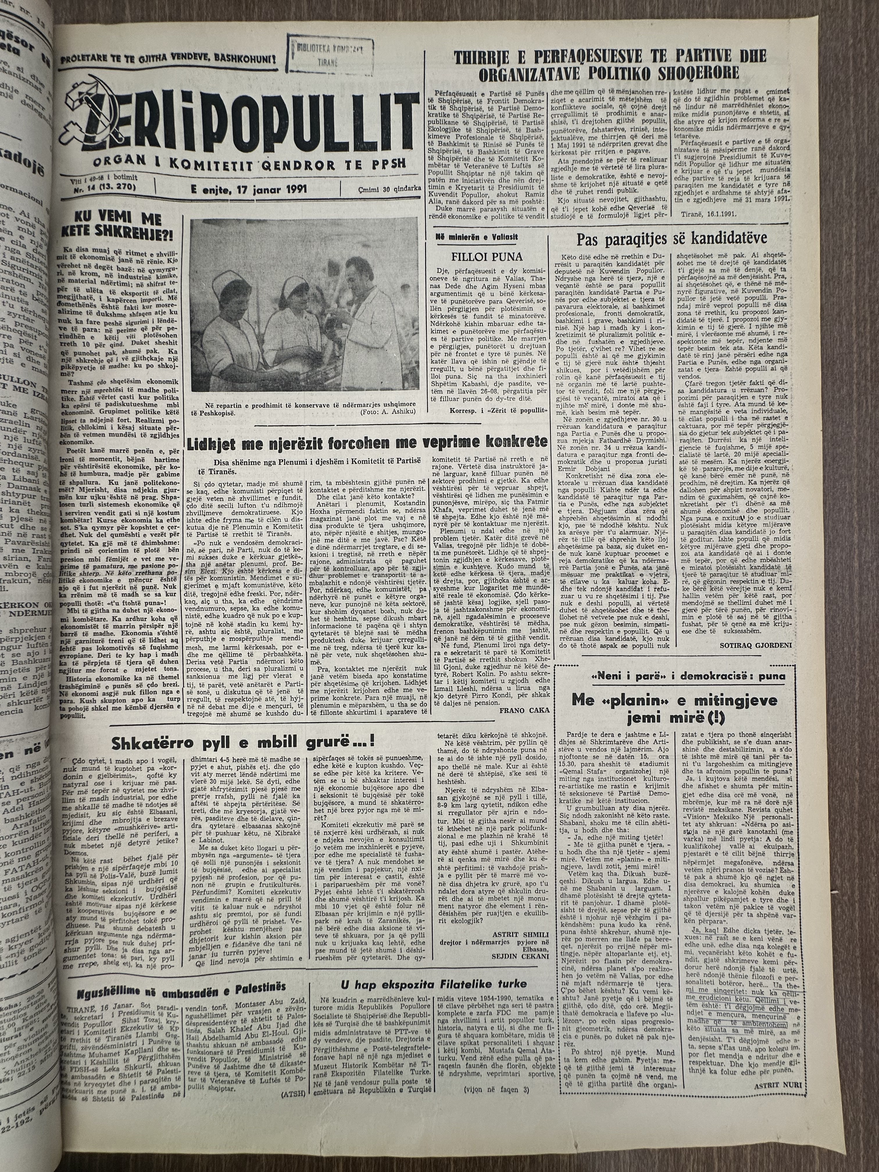 Zëri i Popullit 1991-01-17