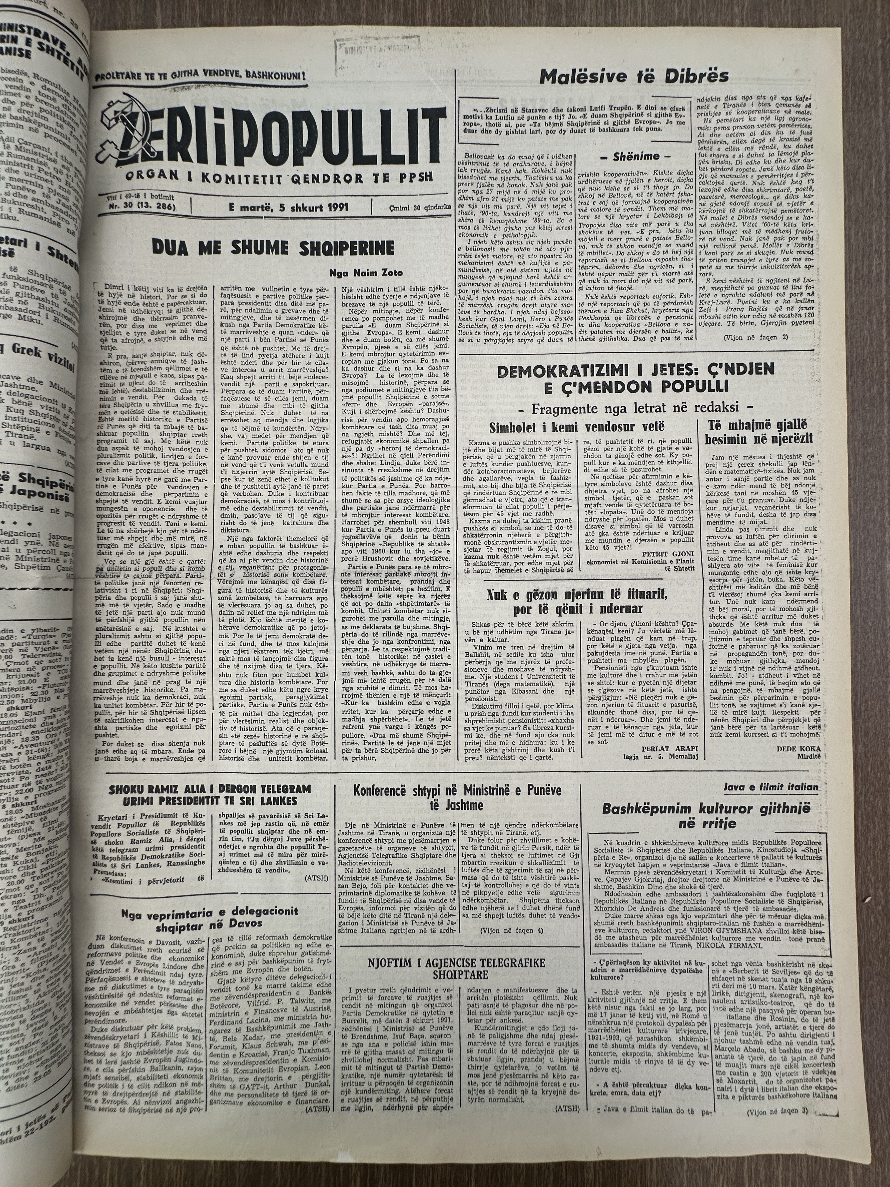 Zëri i Popullit 1991-02-05