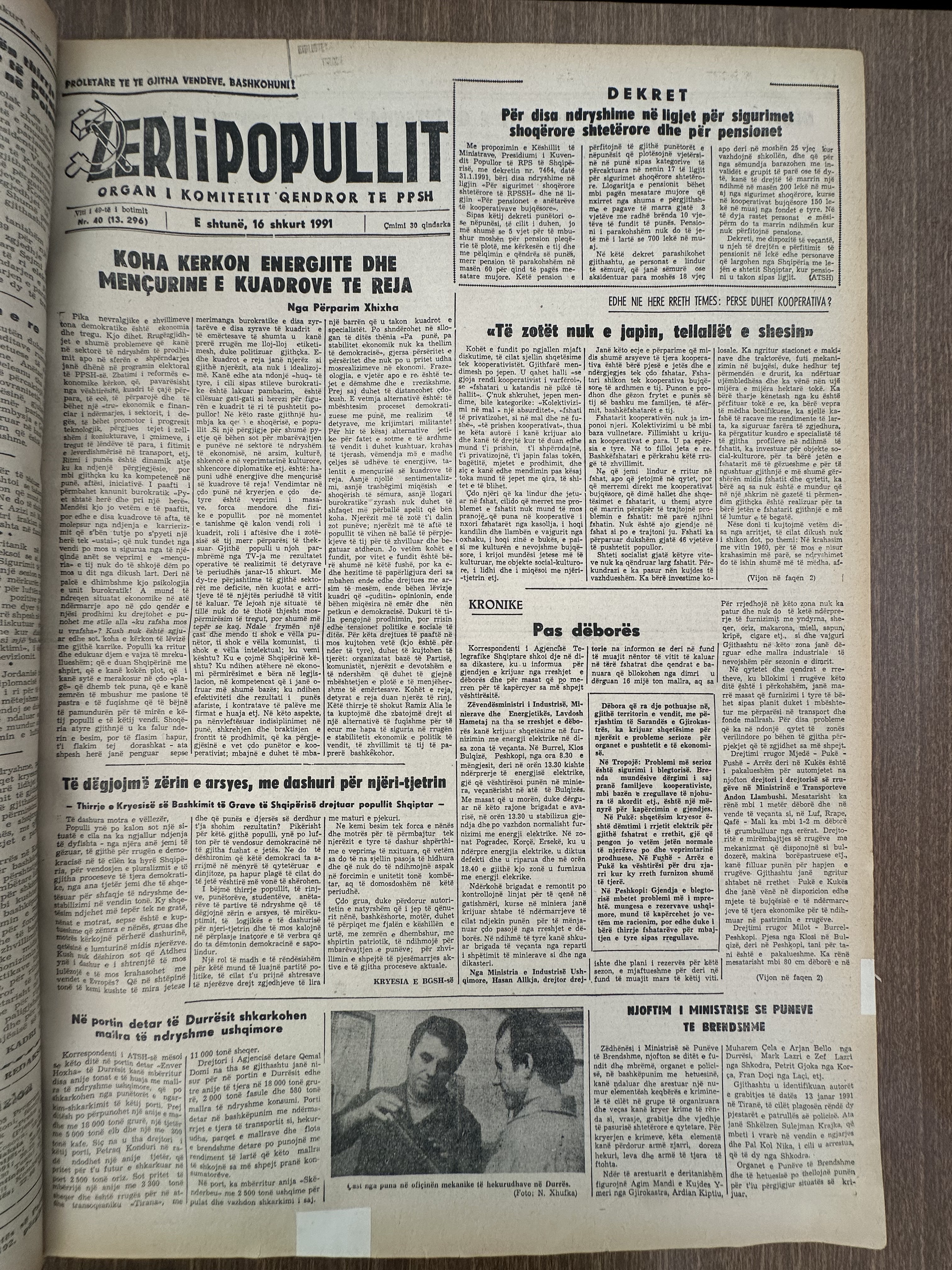 Zëri i Popullit 1991-02-16