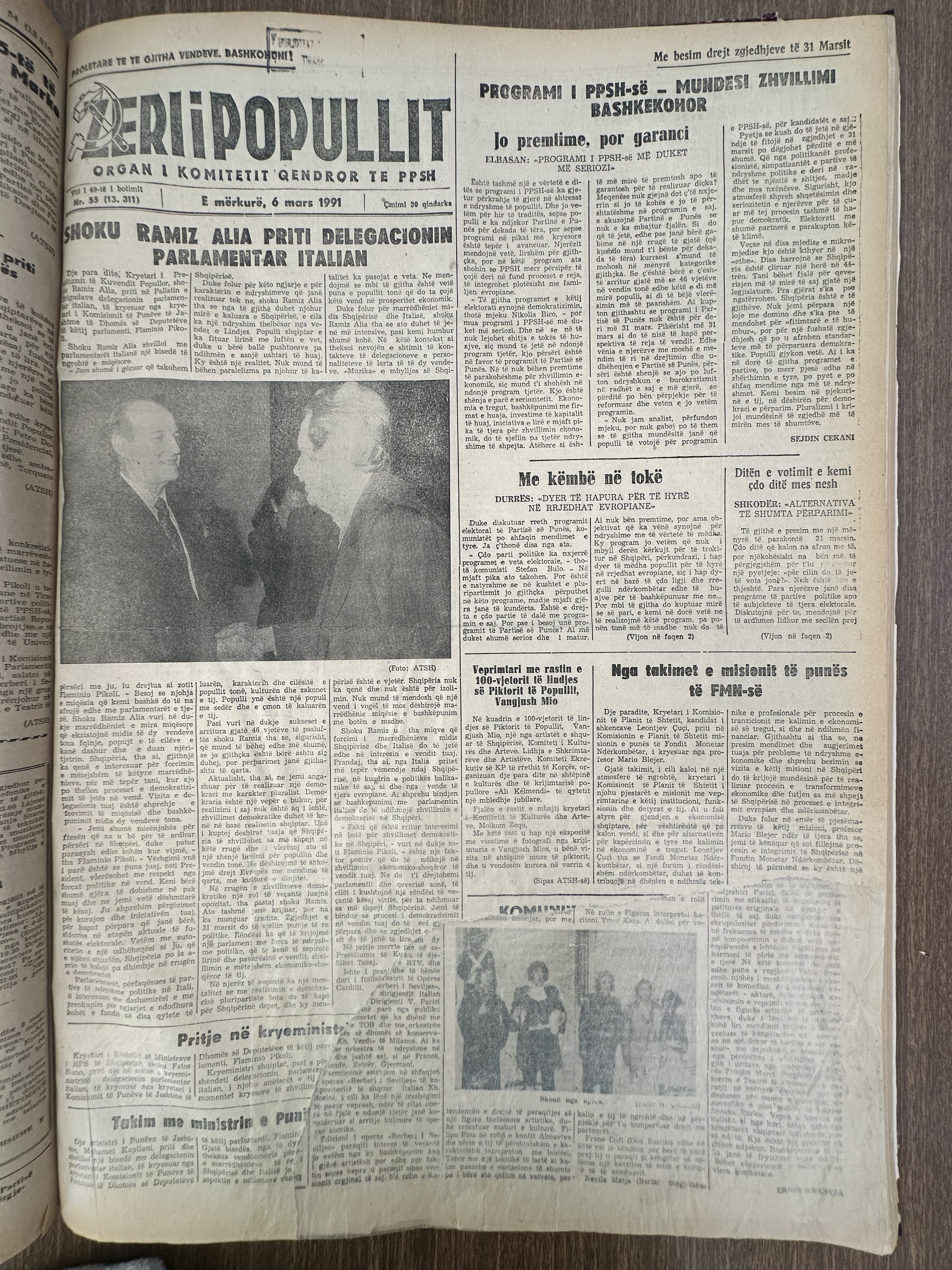 Zëri i Popullit 1991-03-06
