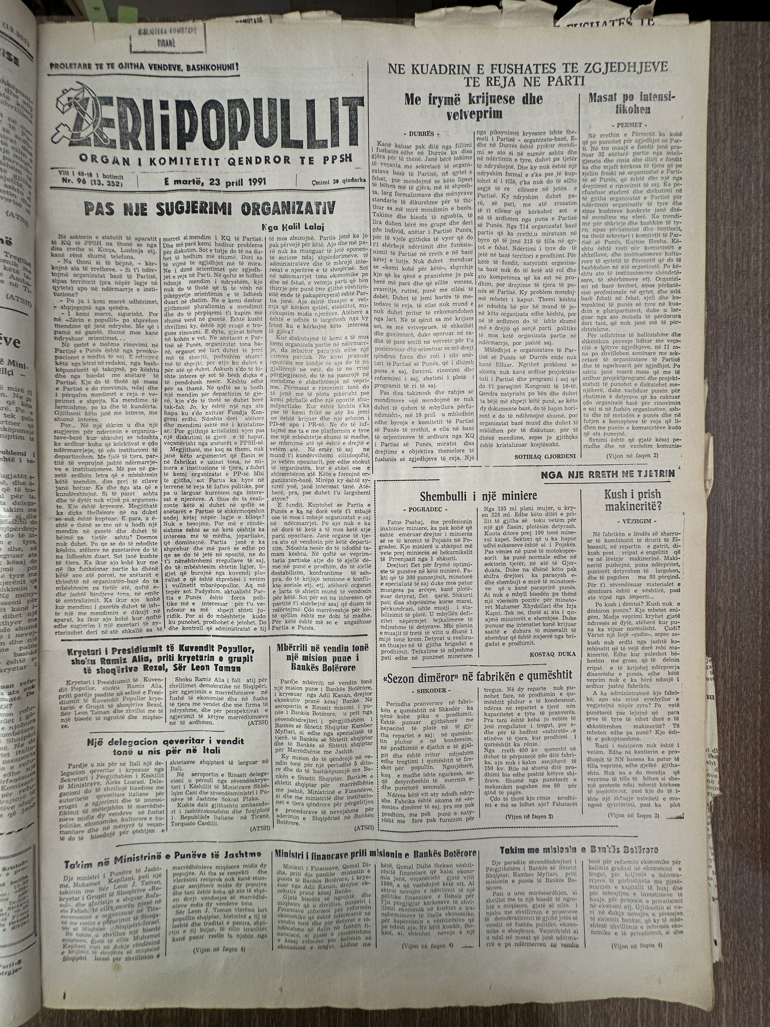 Zëri i Popullit 1997-04-23