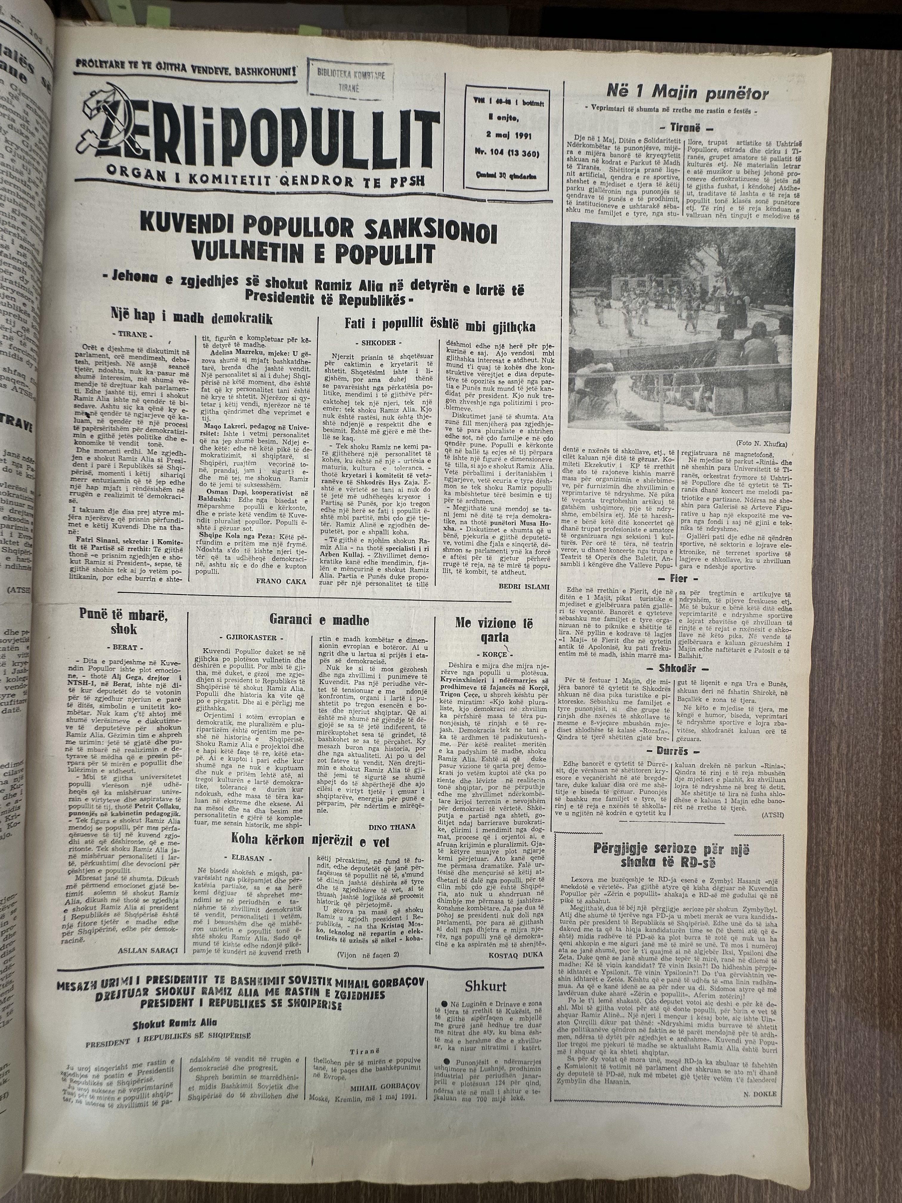 Zëri i Popullit 1991-05-02
