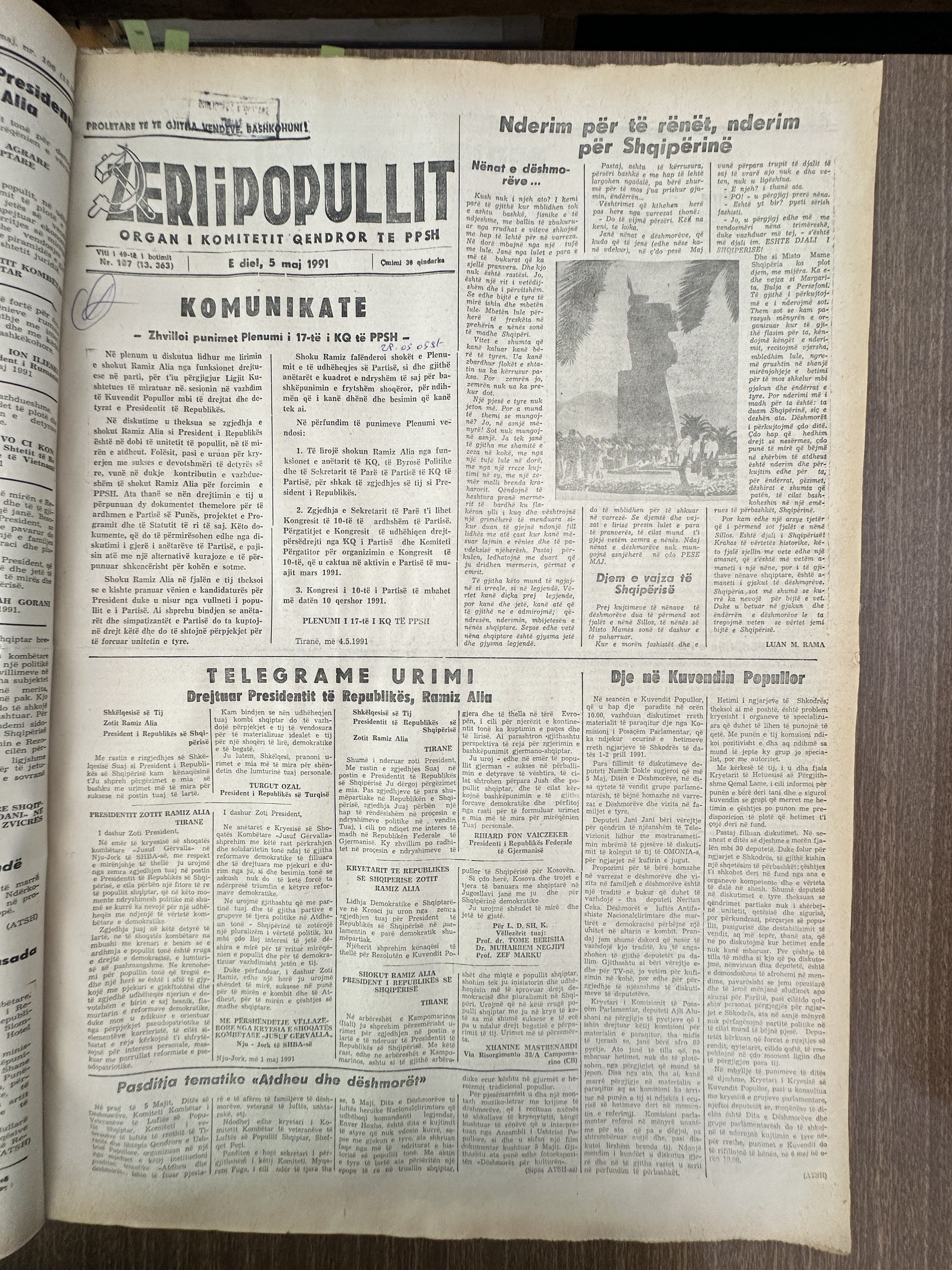 Zëri i Popullit 1991-05-05