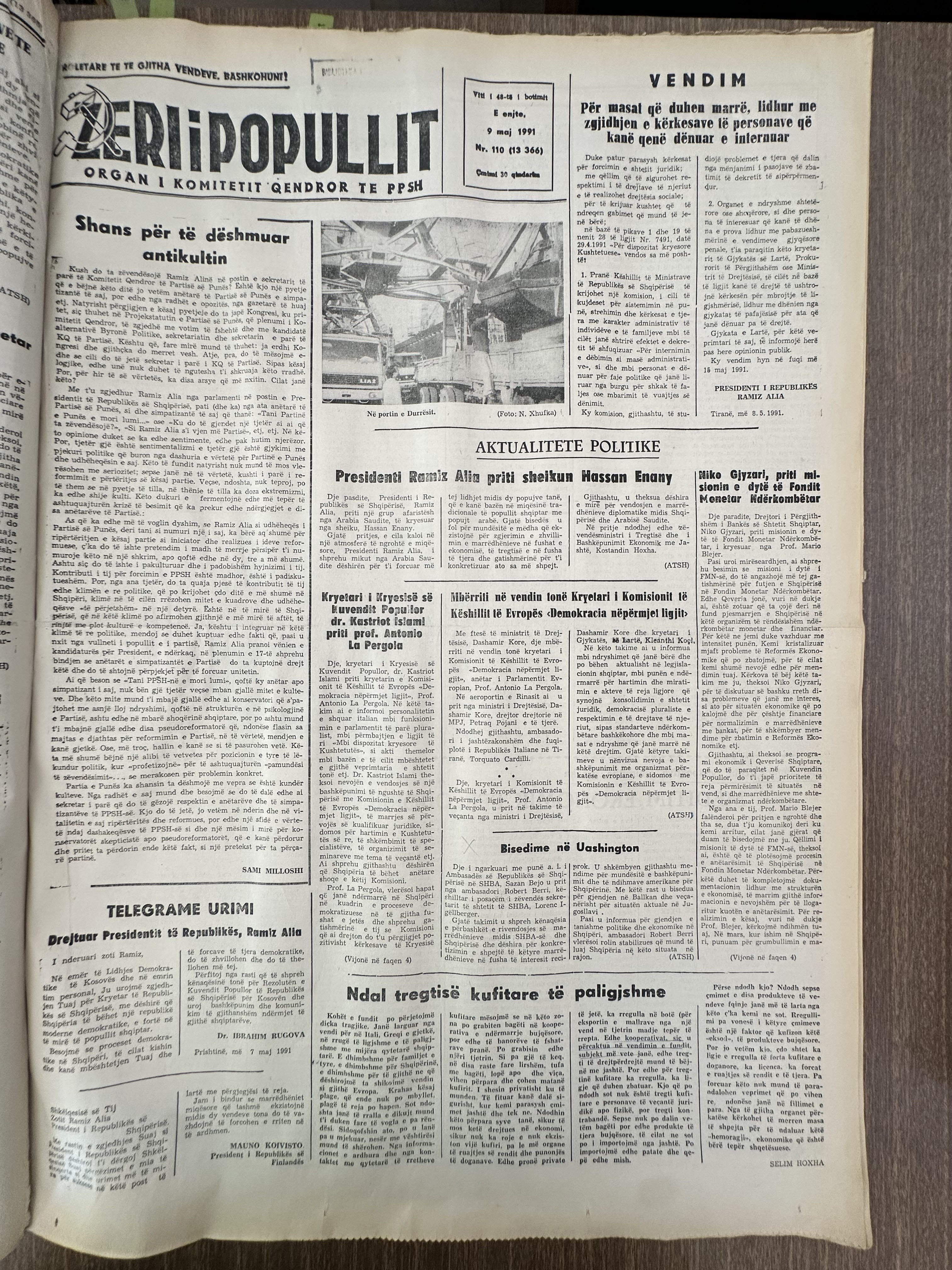 Zëri i Popullit 1991-05-09