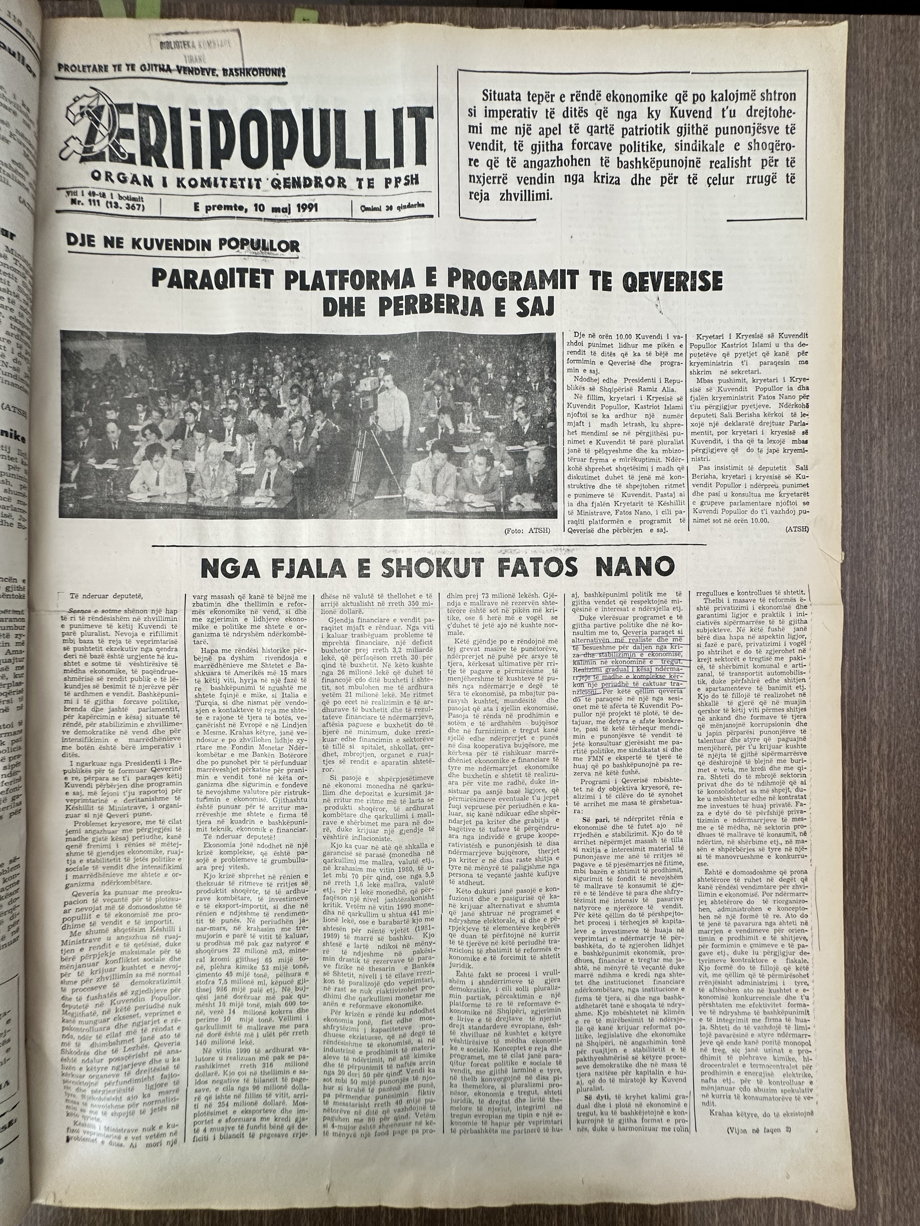 Zëri i Popullit 1991-05-10