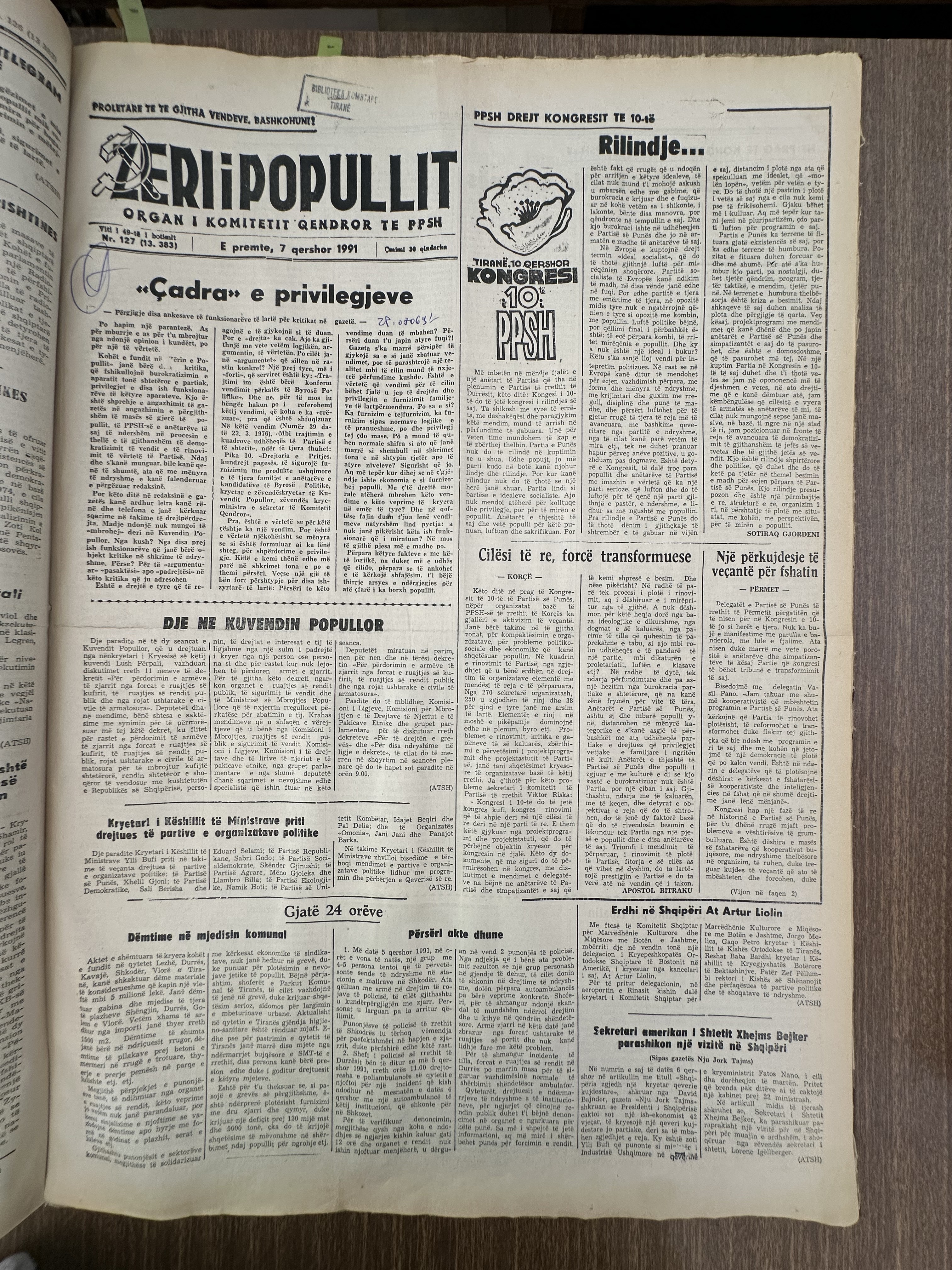 Zëri i Popullit 1991-06-07