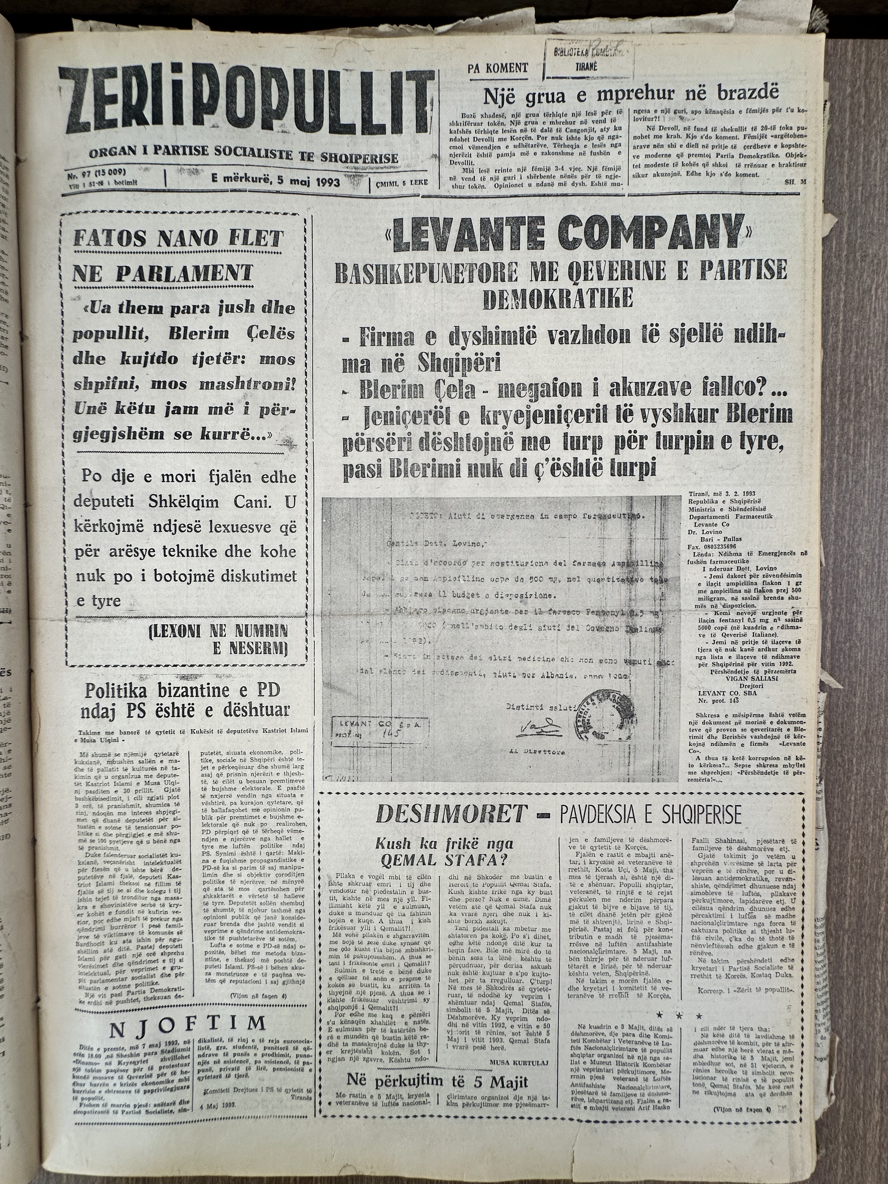 Zëri i Popullit 1993-05-05
