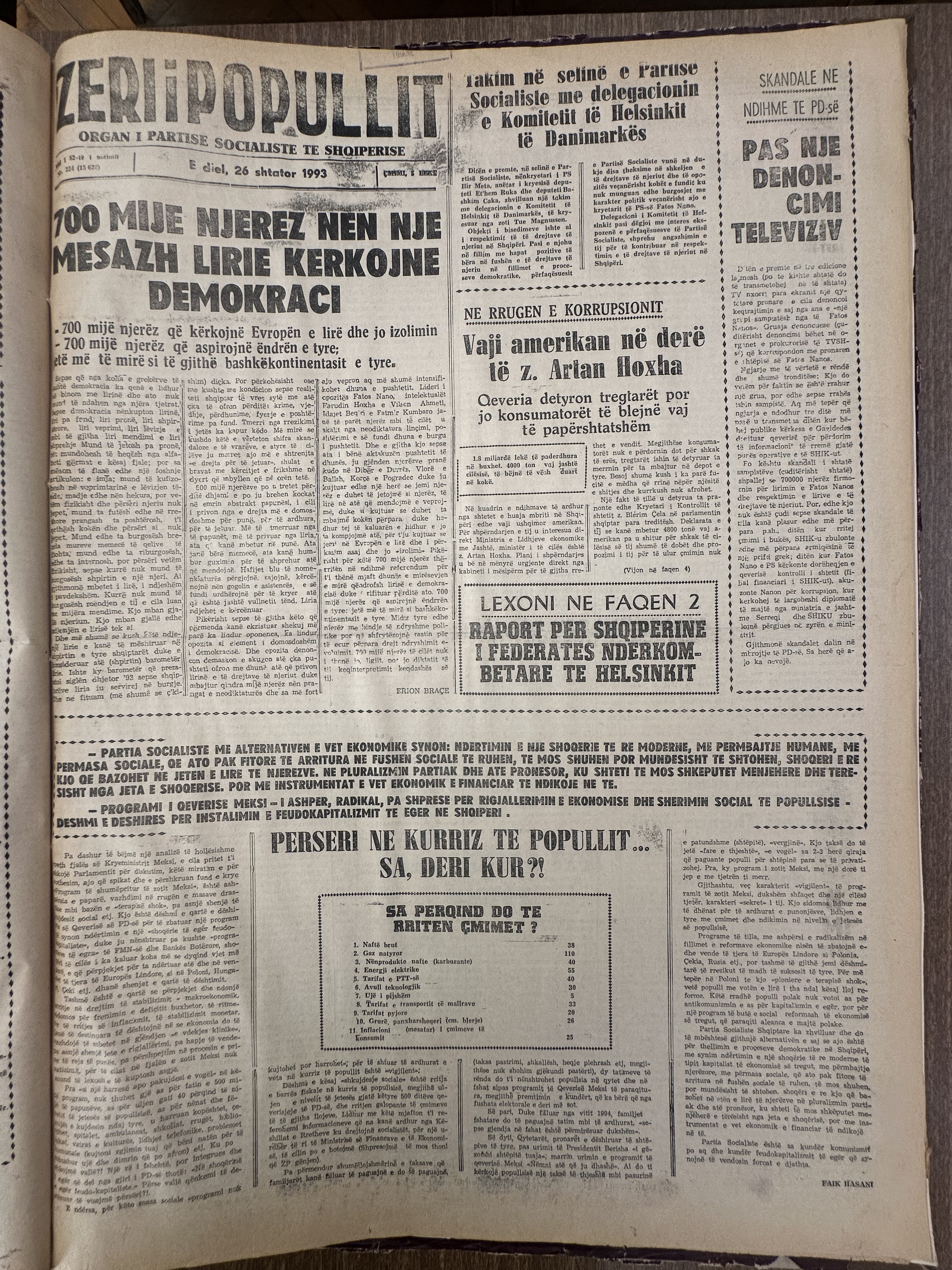Zëri i Popullit 1993-02-26