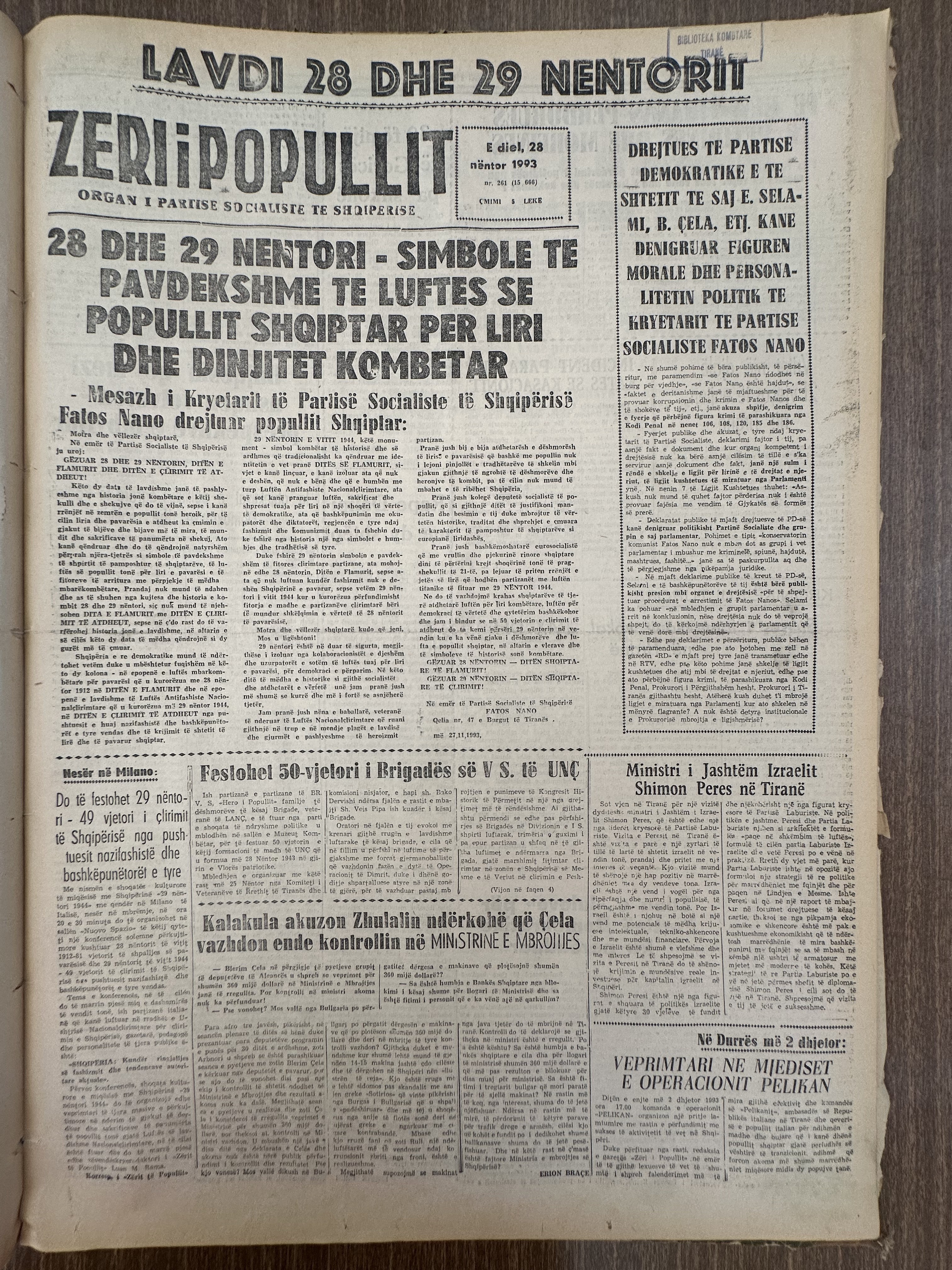 Zëri i Popullit 1993-03-28