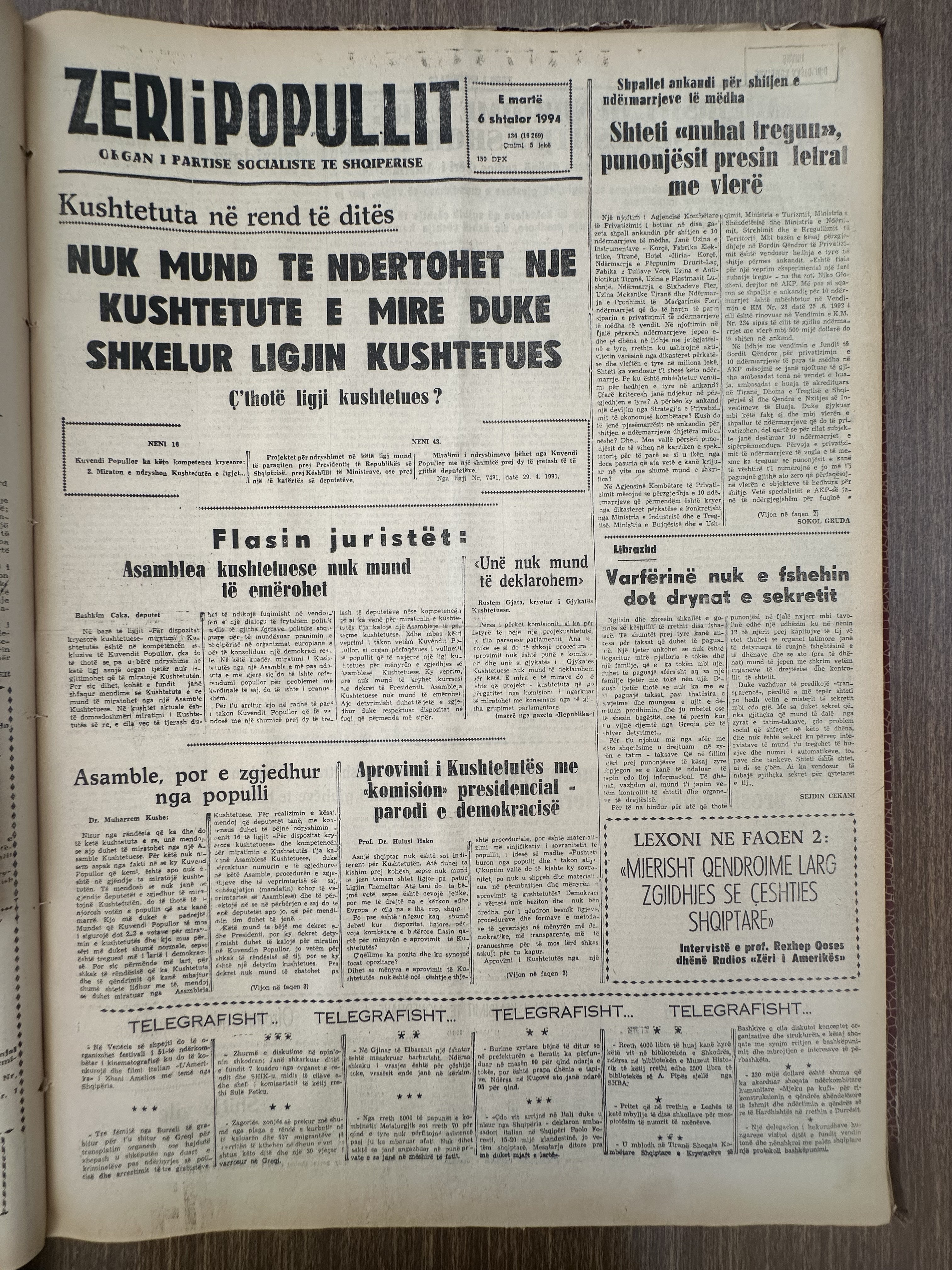 Zëri i Popullit 1994-09-06