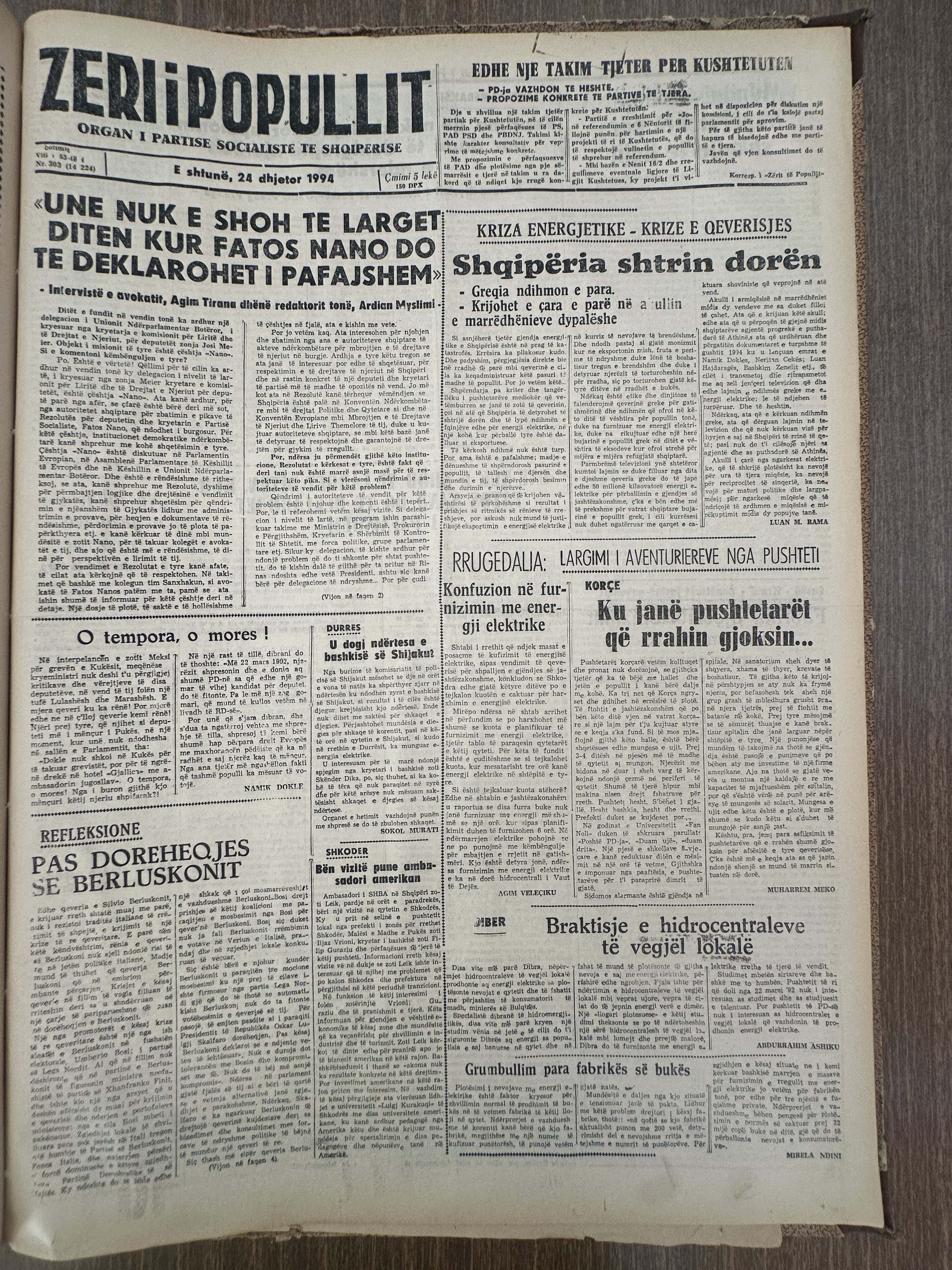 Zëri i Popullit 1994-12-24