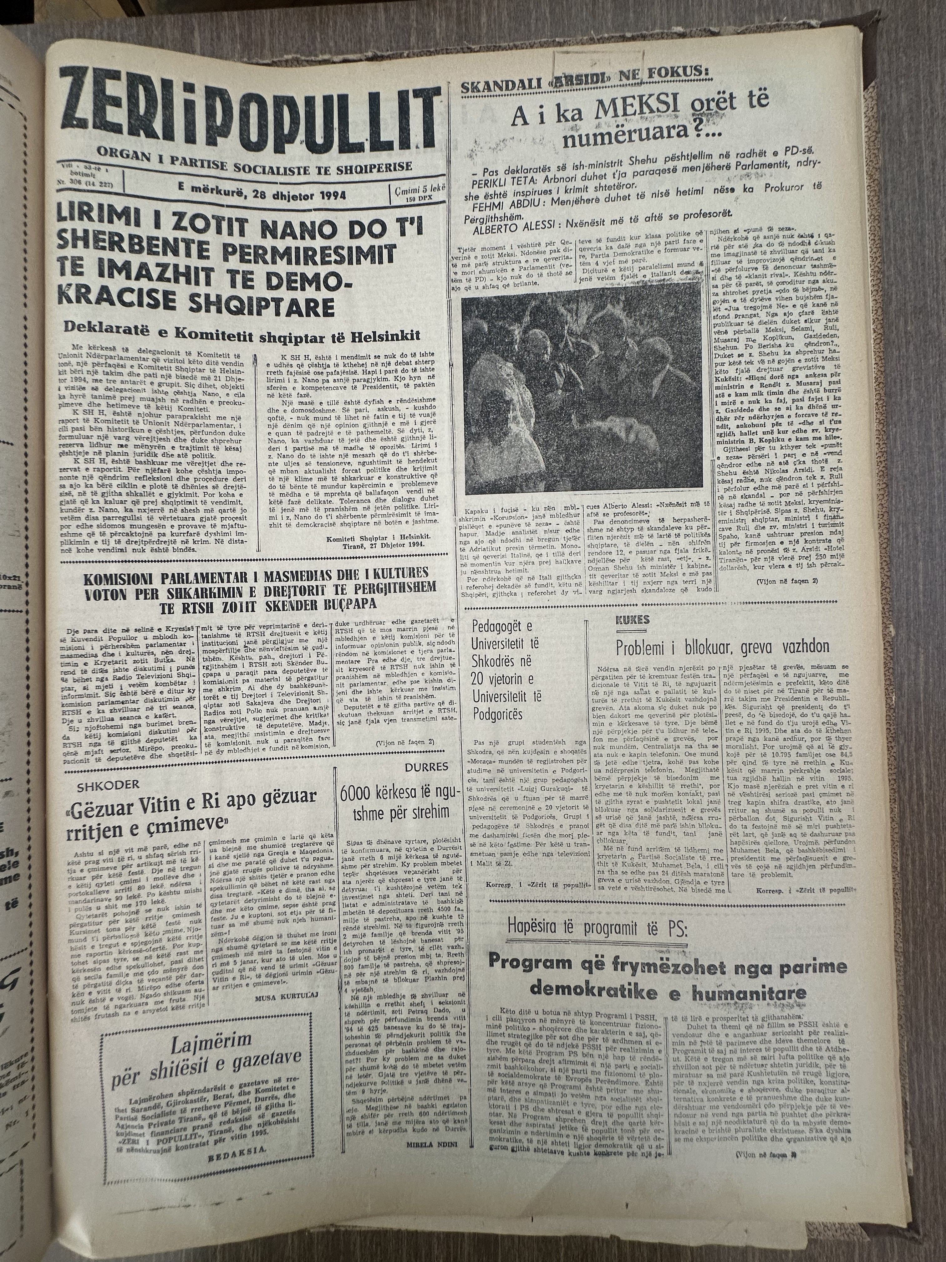 Zëri i Popullit 1994-12-28