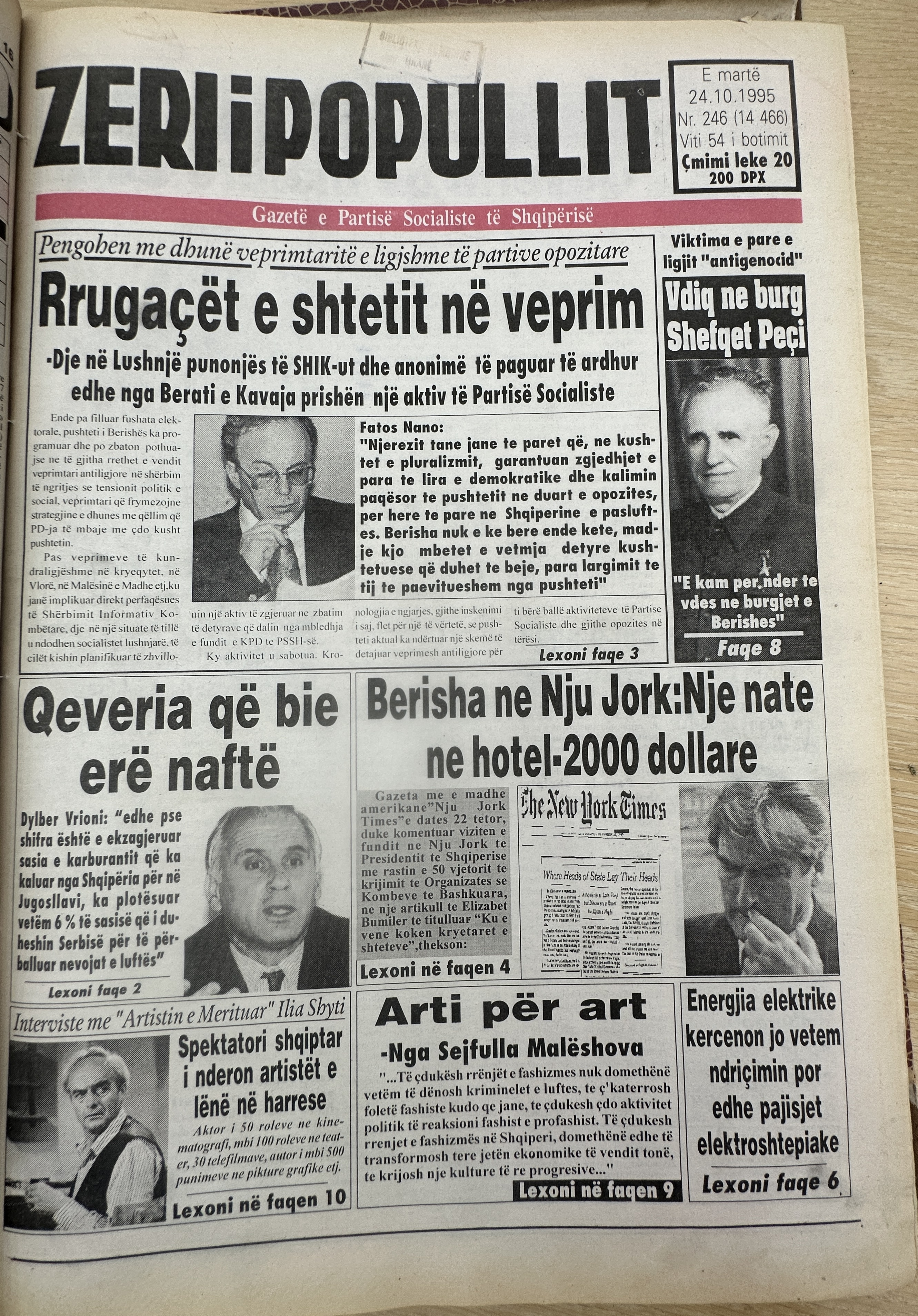 Zëri i Popullit 1995-10-24