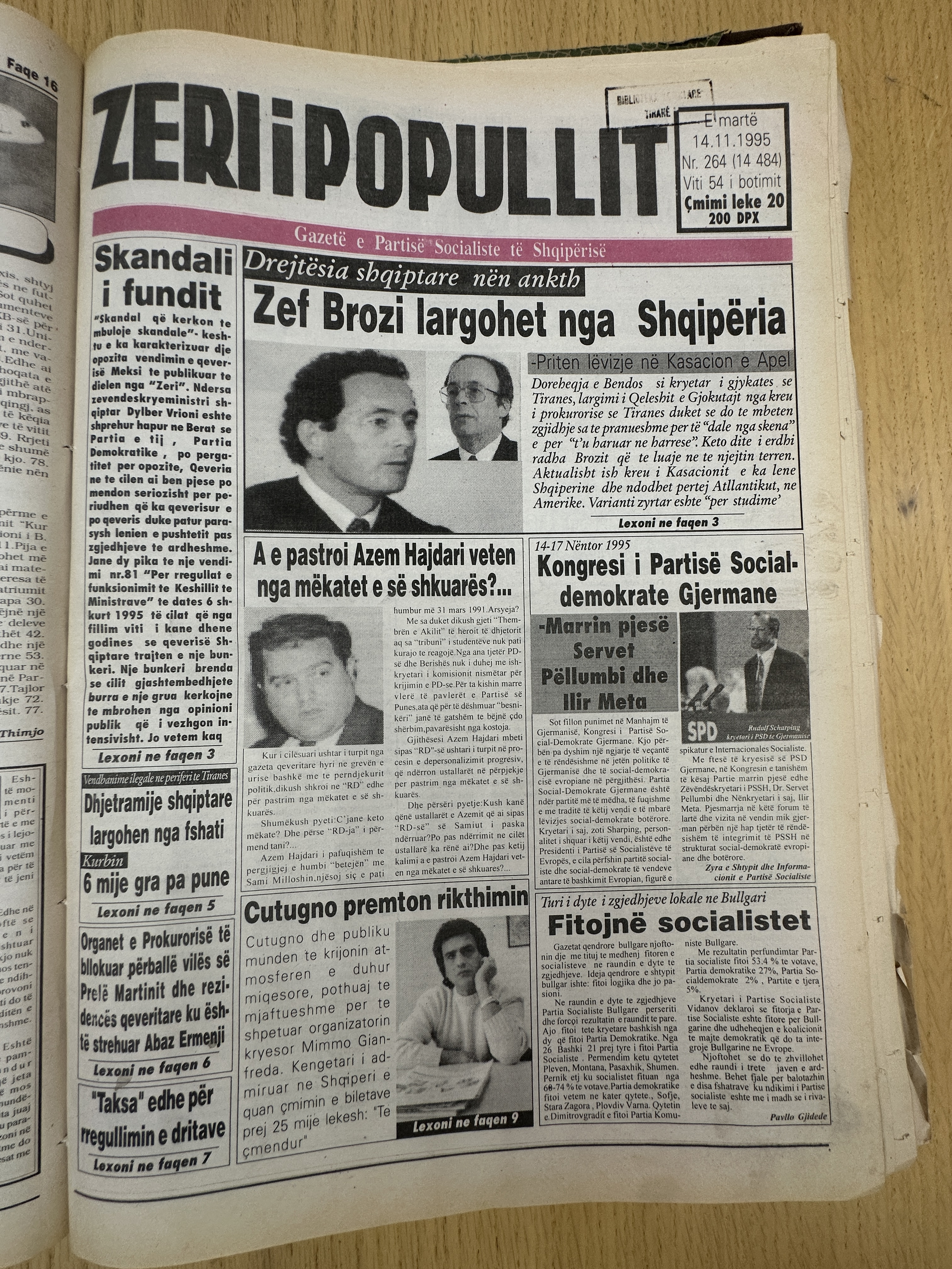 Zëri i Popullit 1995-11-14
