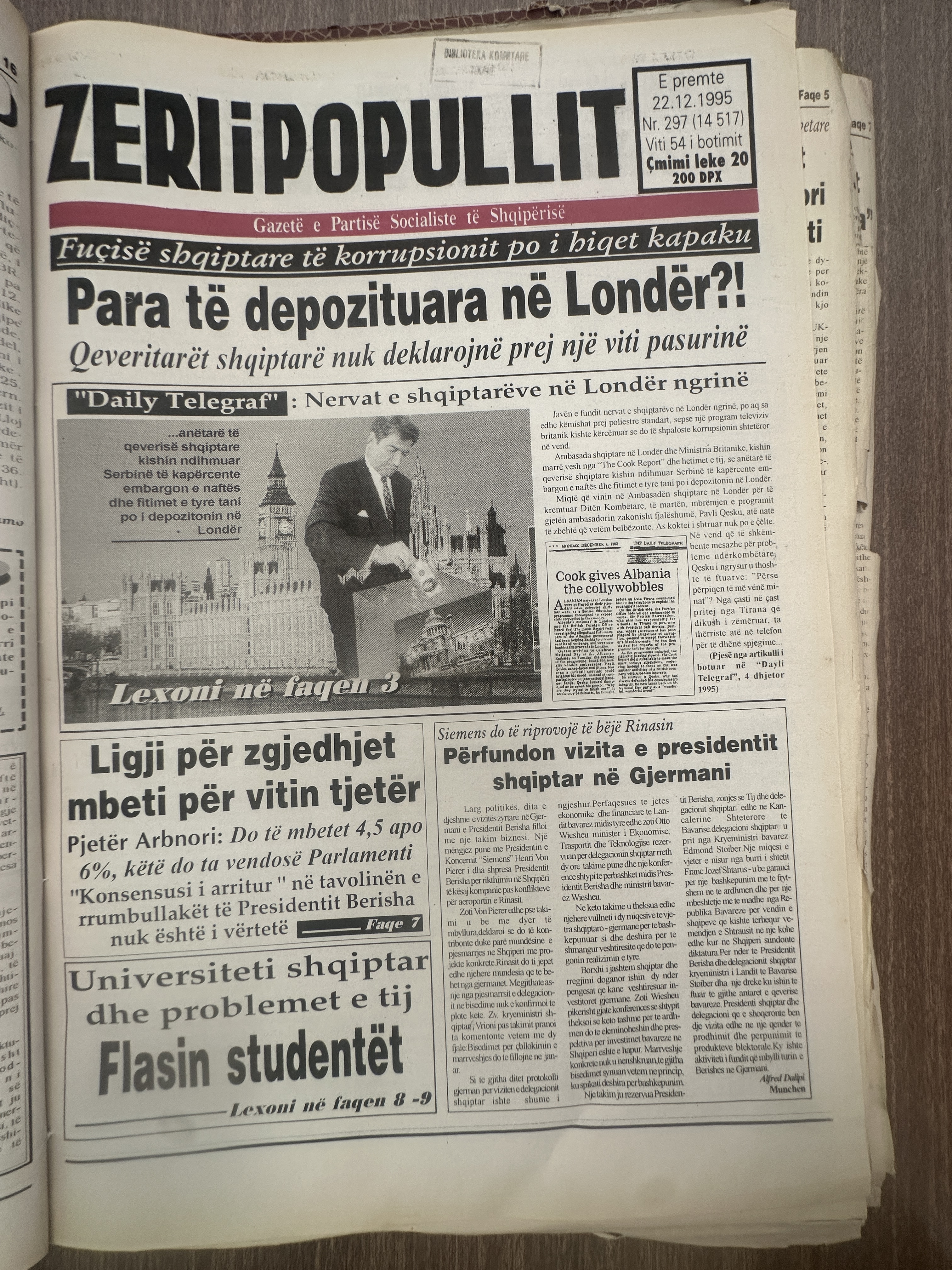 Zëri i Popullit 1995-12-22