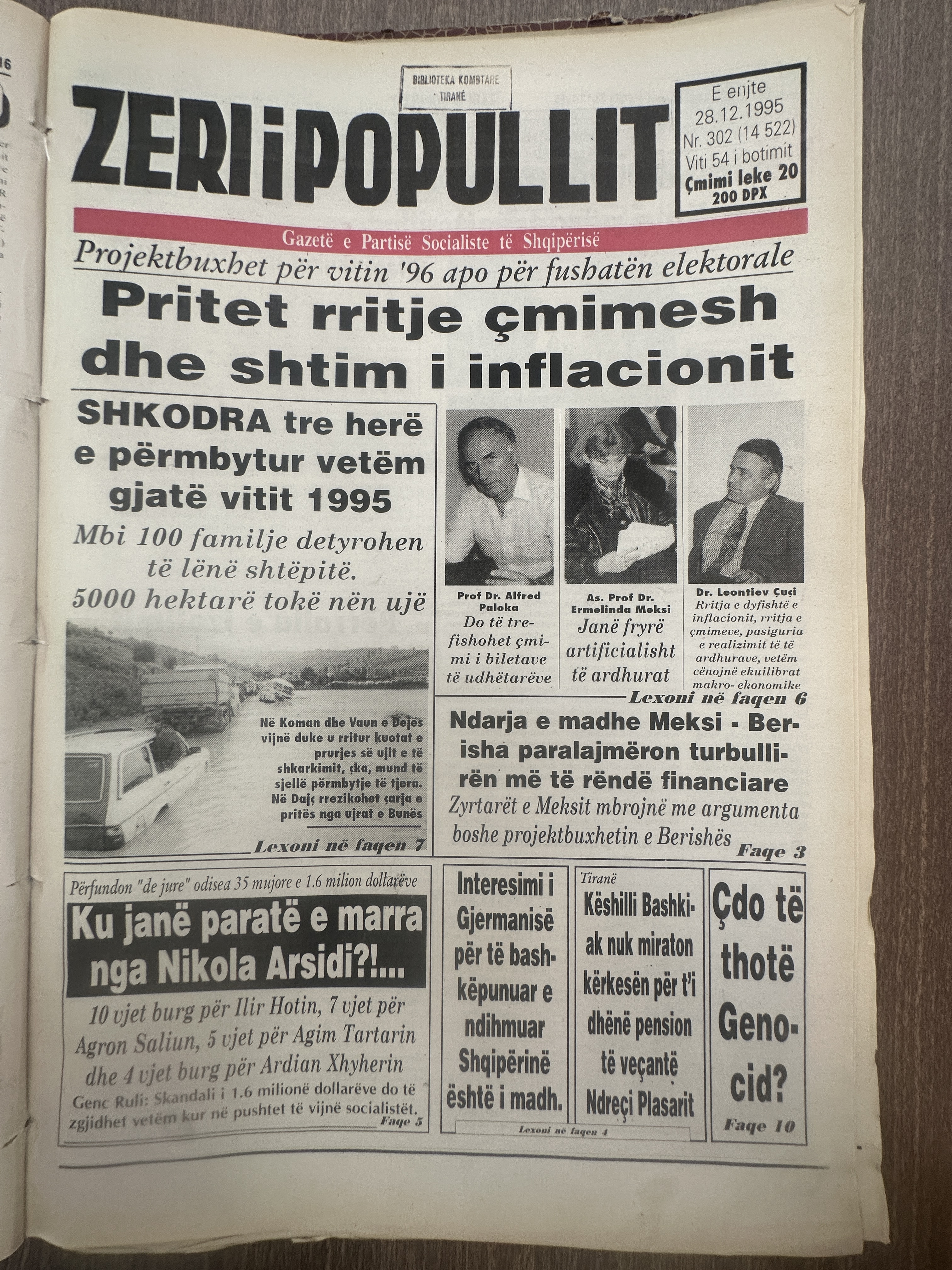 Zëri i Popullit 1995-12-28