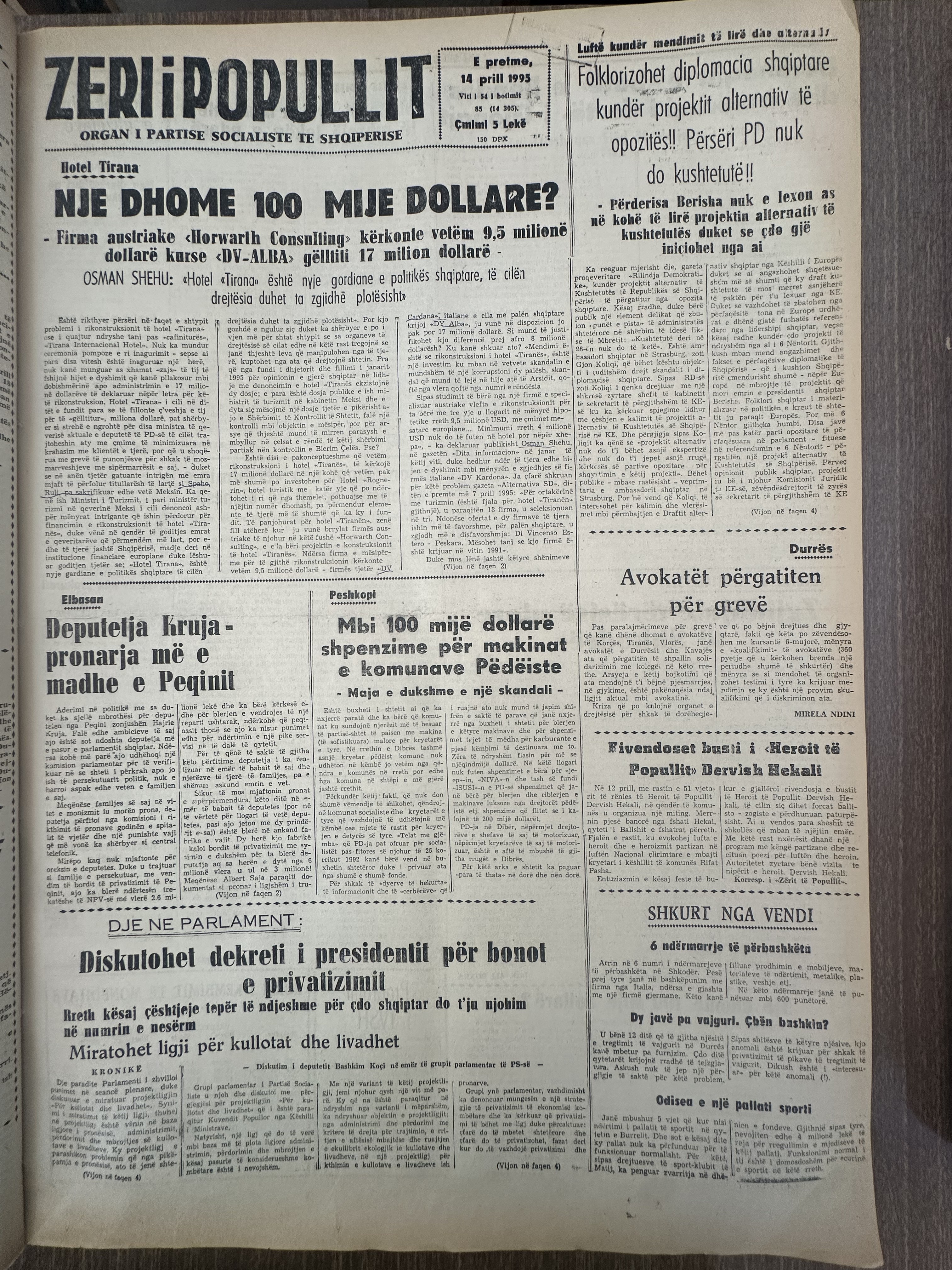 Zëri i Popullit 1999-04-14