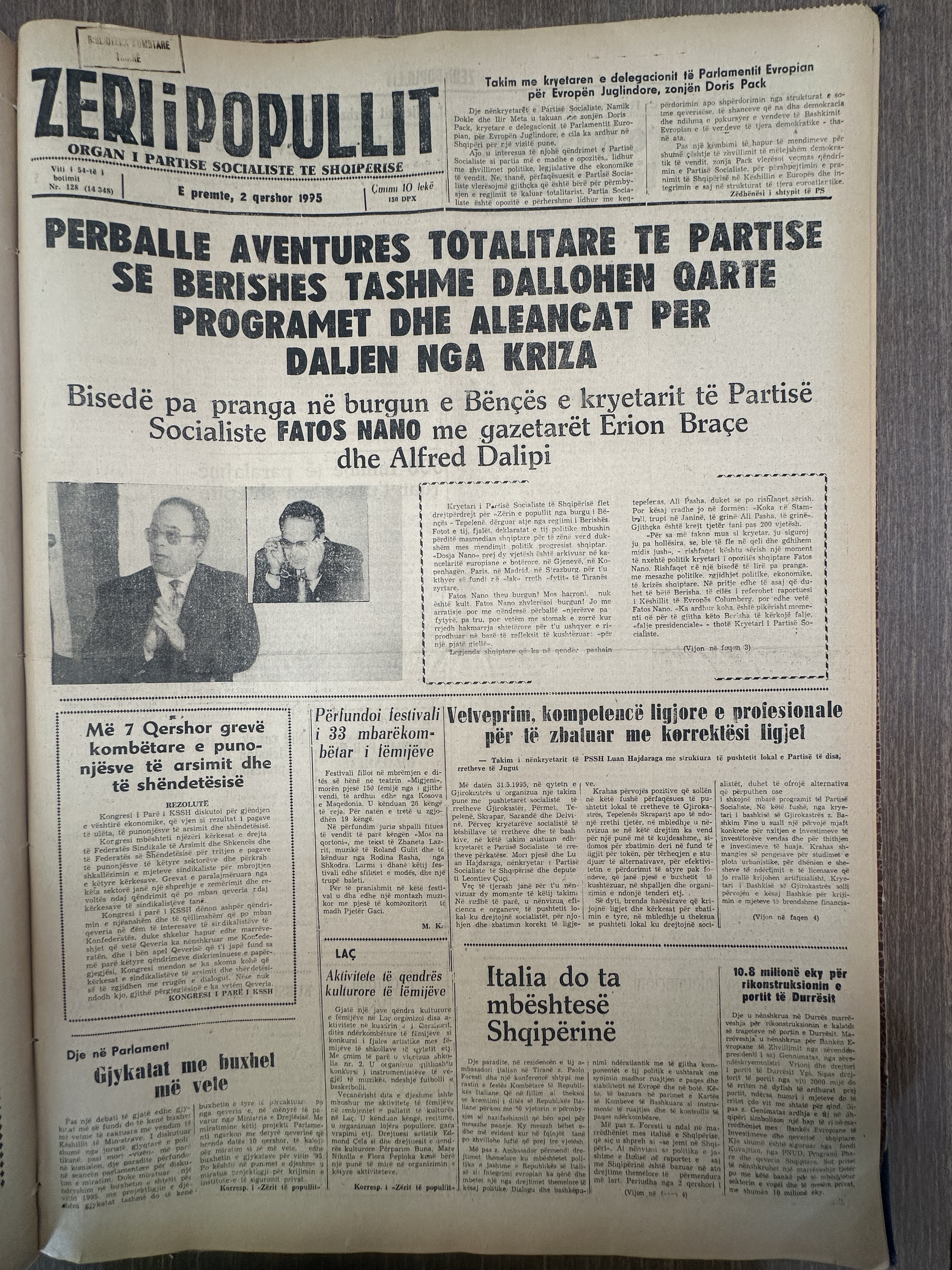 Zëri i Popullit 1995-06-02