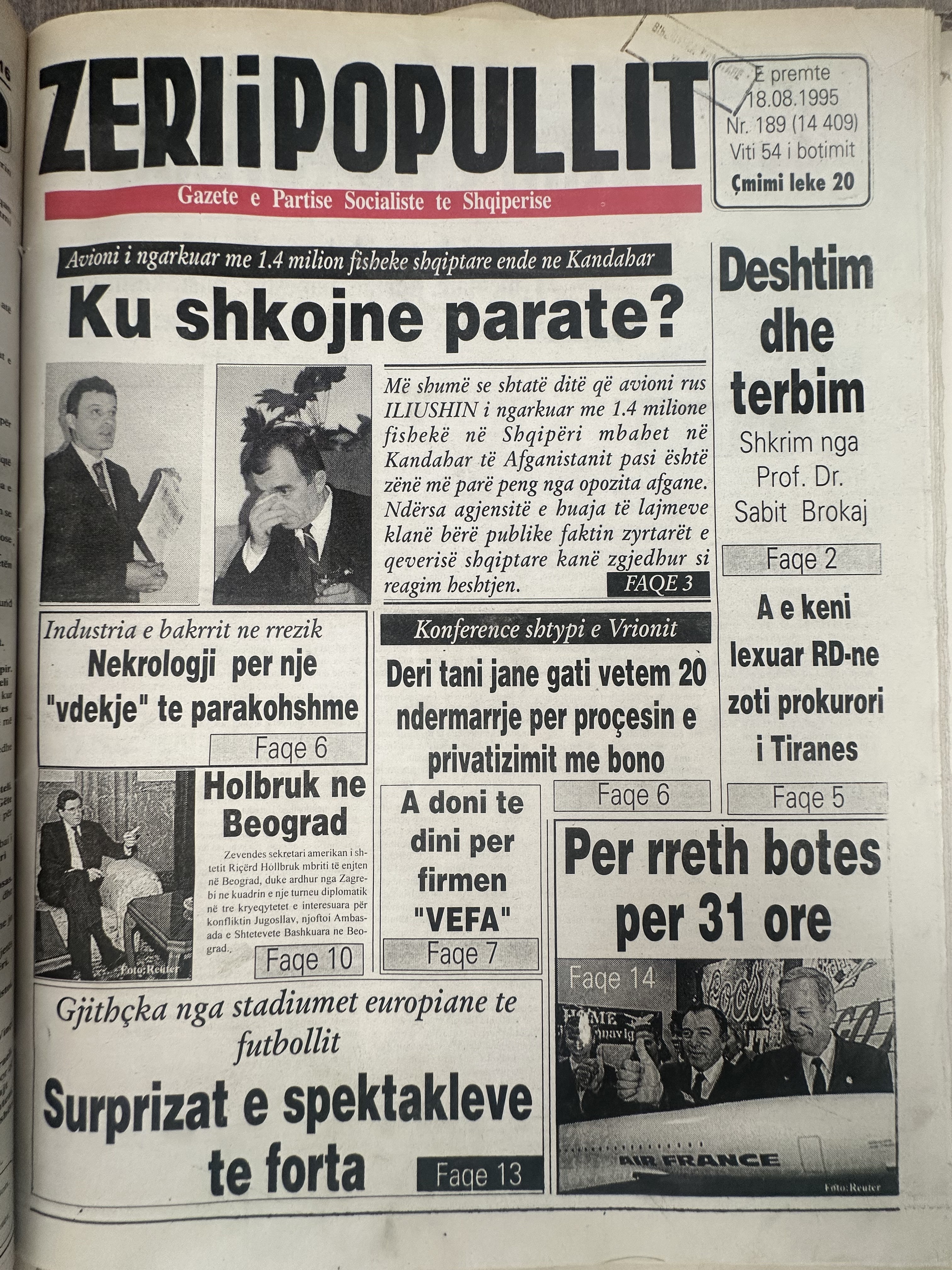 Zëri i Popullit 1995-08-18