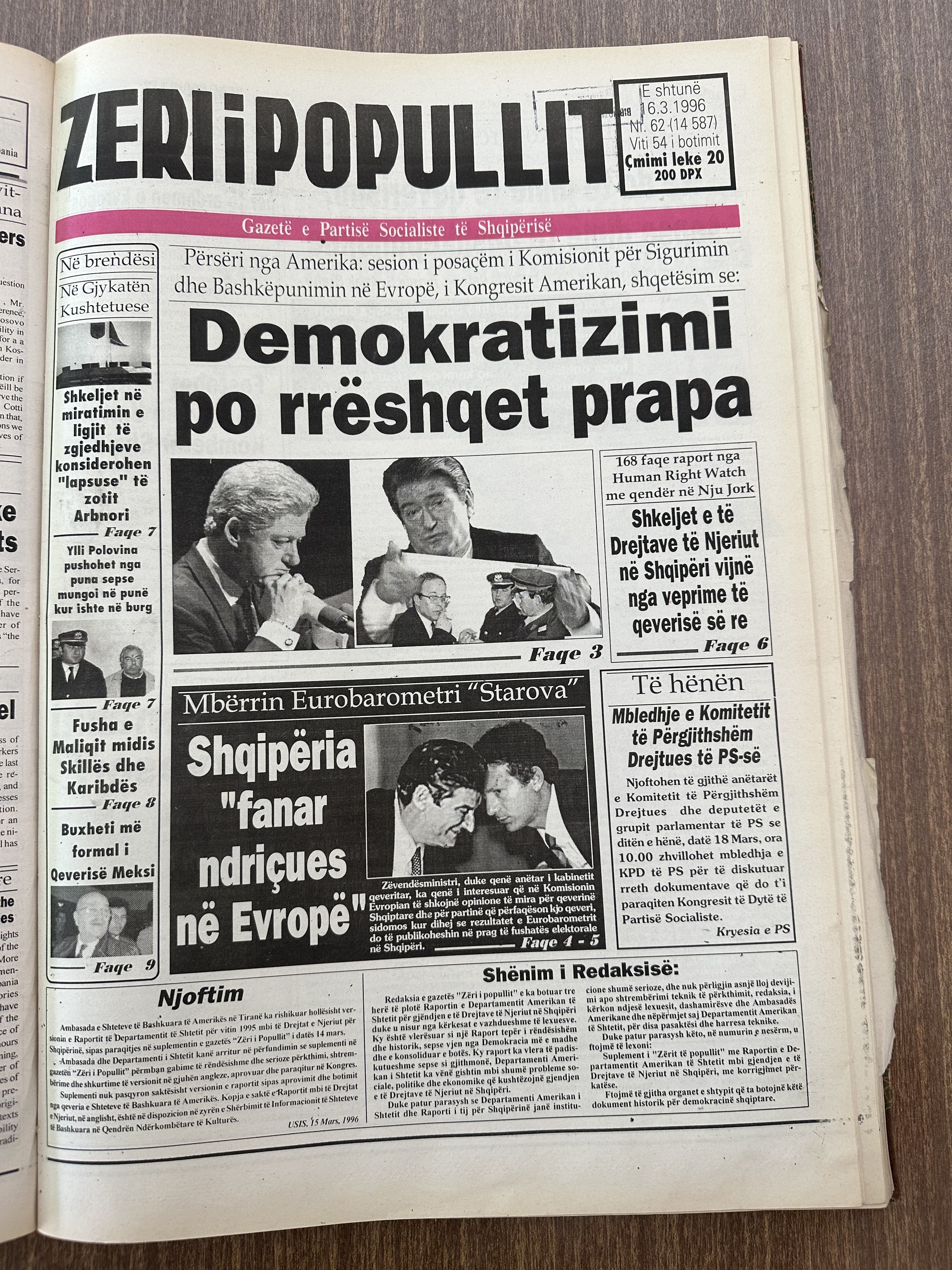 Zëri i Popullit 1999-03-06