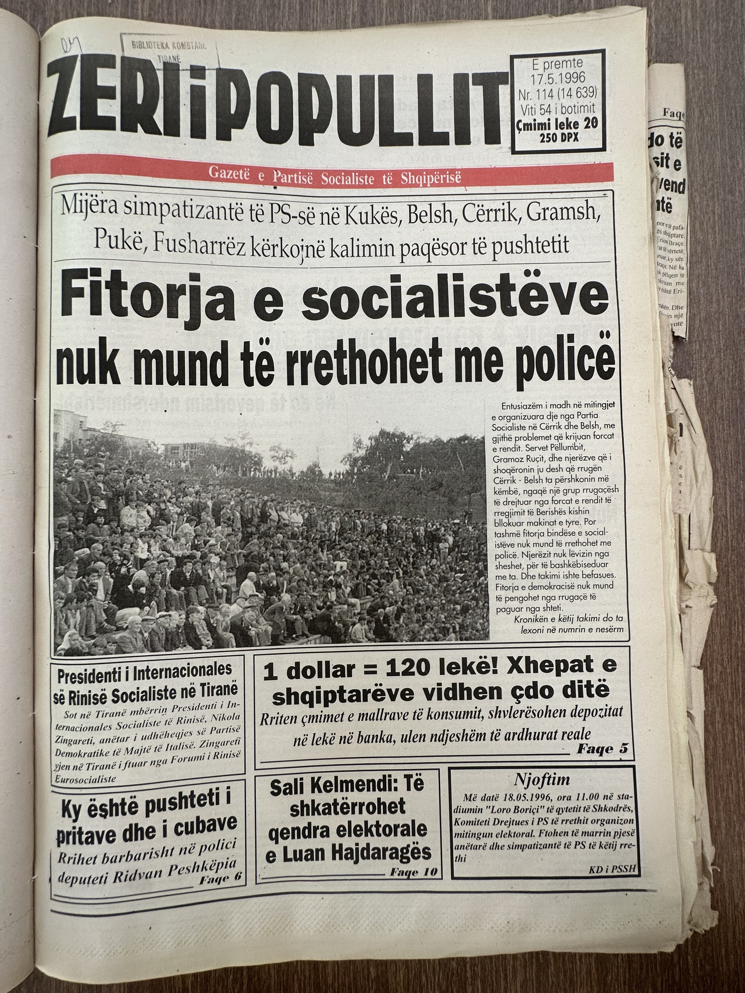Zëri i Popullit 1996-05-17