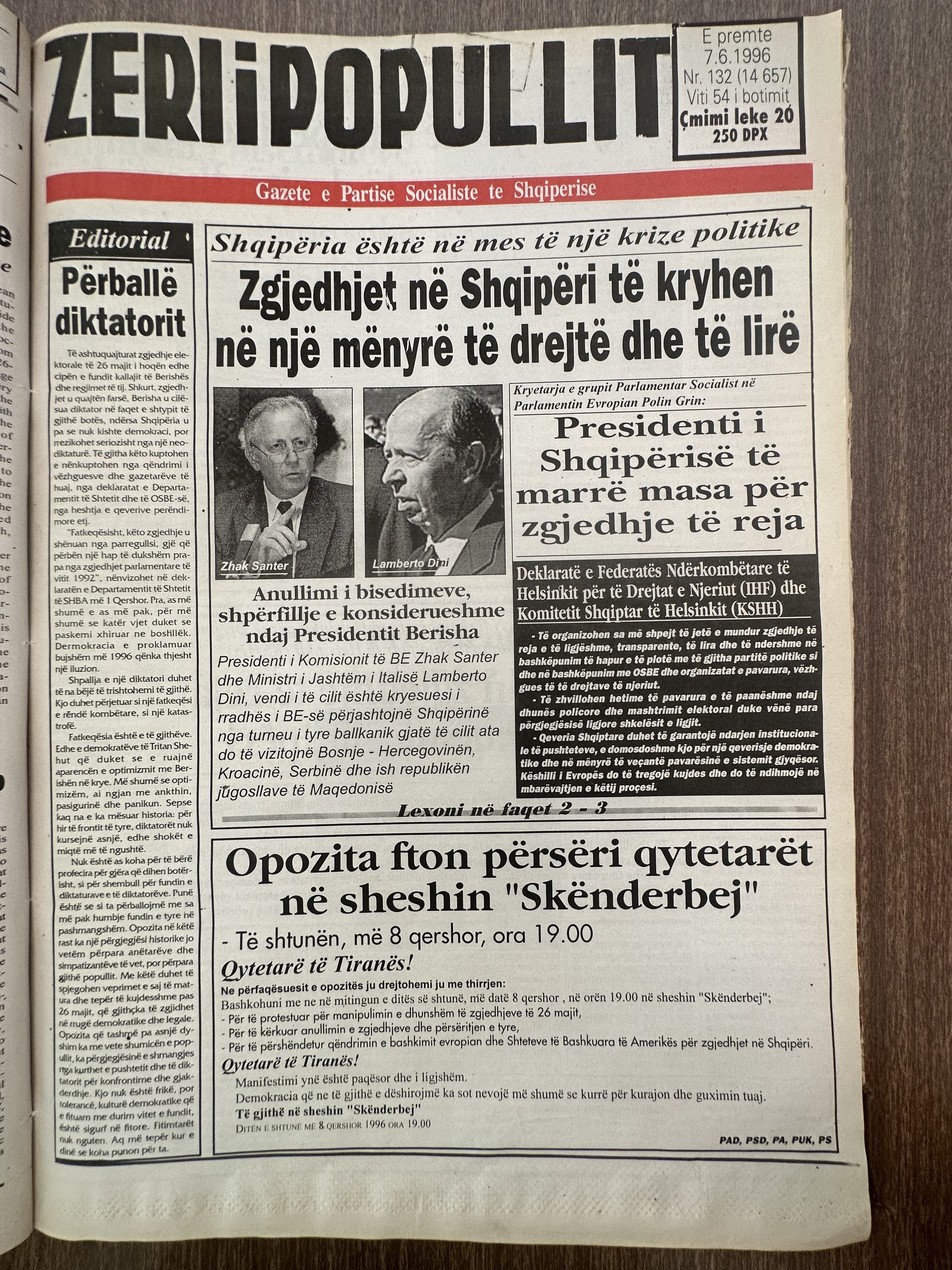 Zëri i Popullit 1996-06-07
