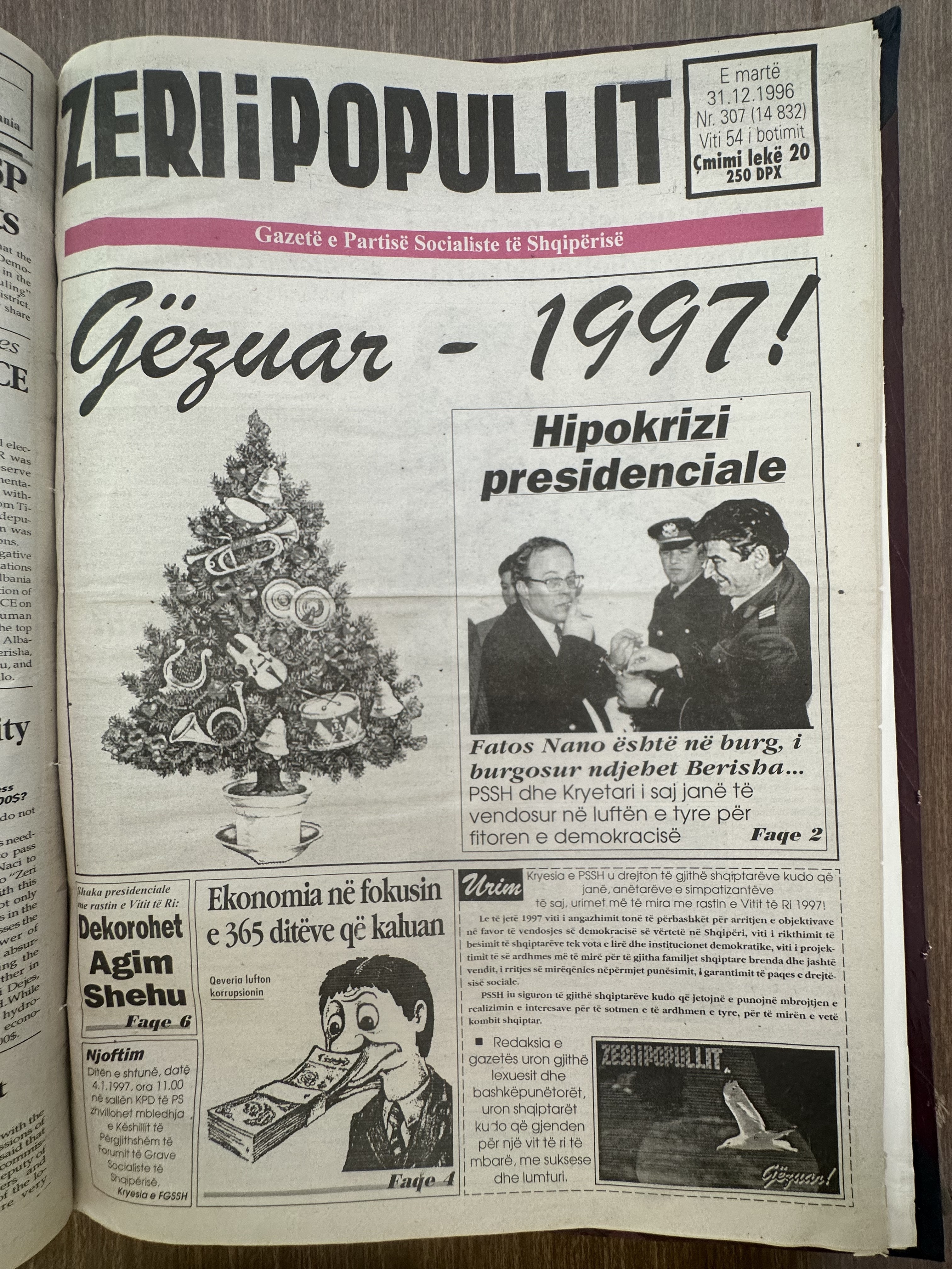 Zëri i Popullit 1996-12-31