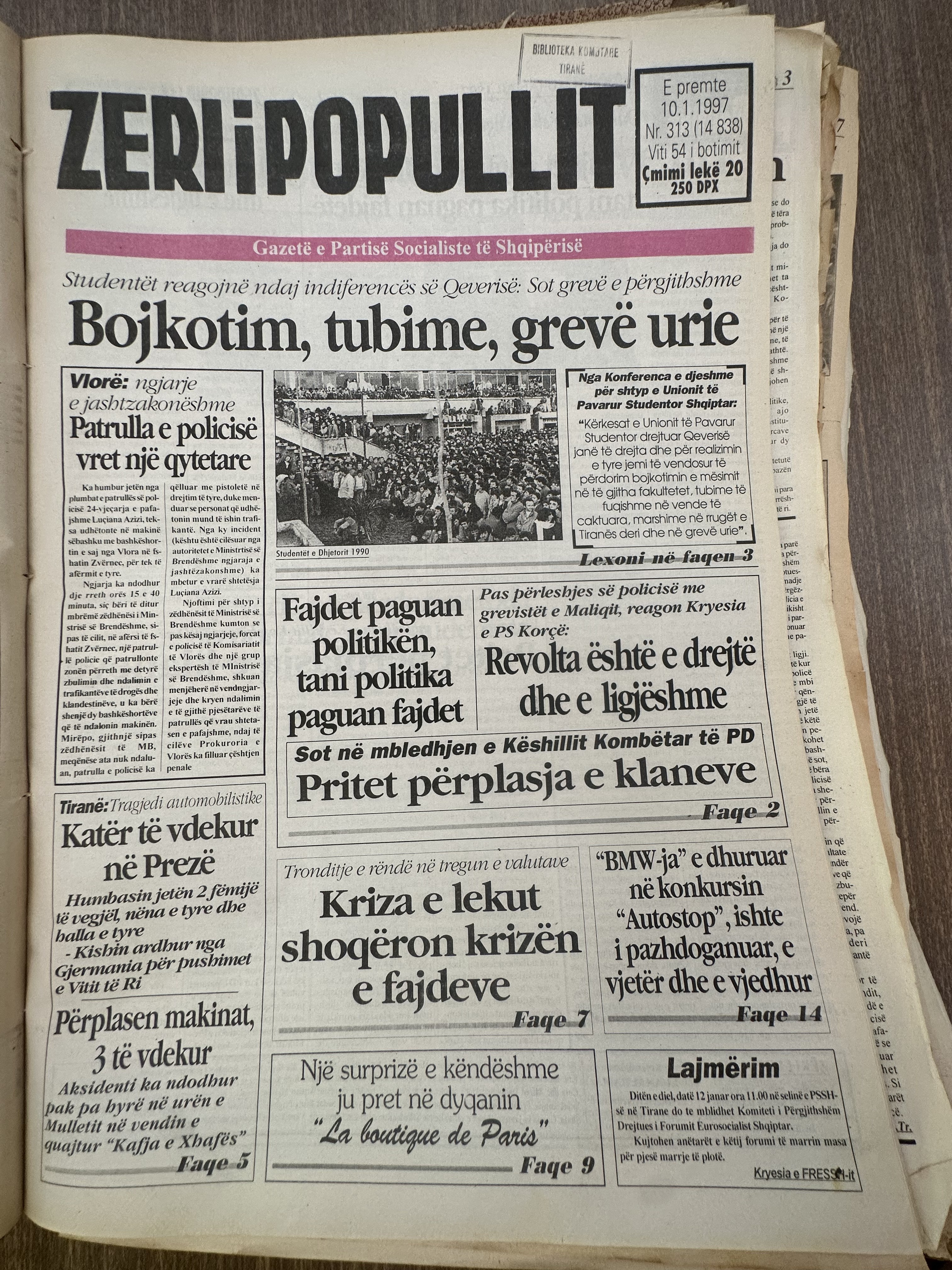 Zëri i Popullit 1997-01-10