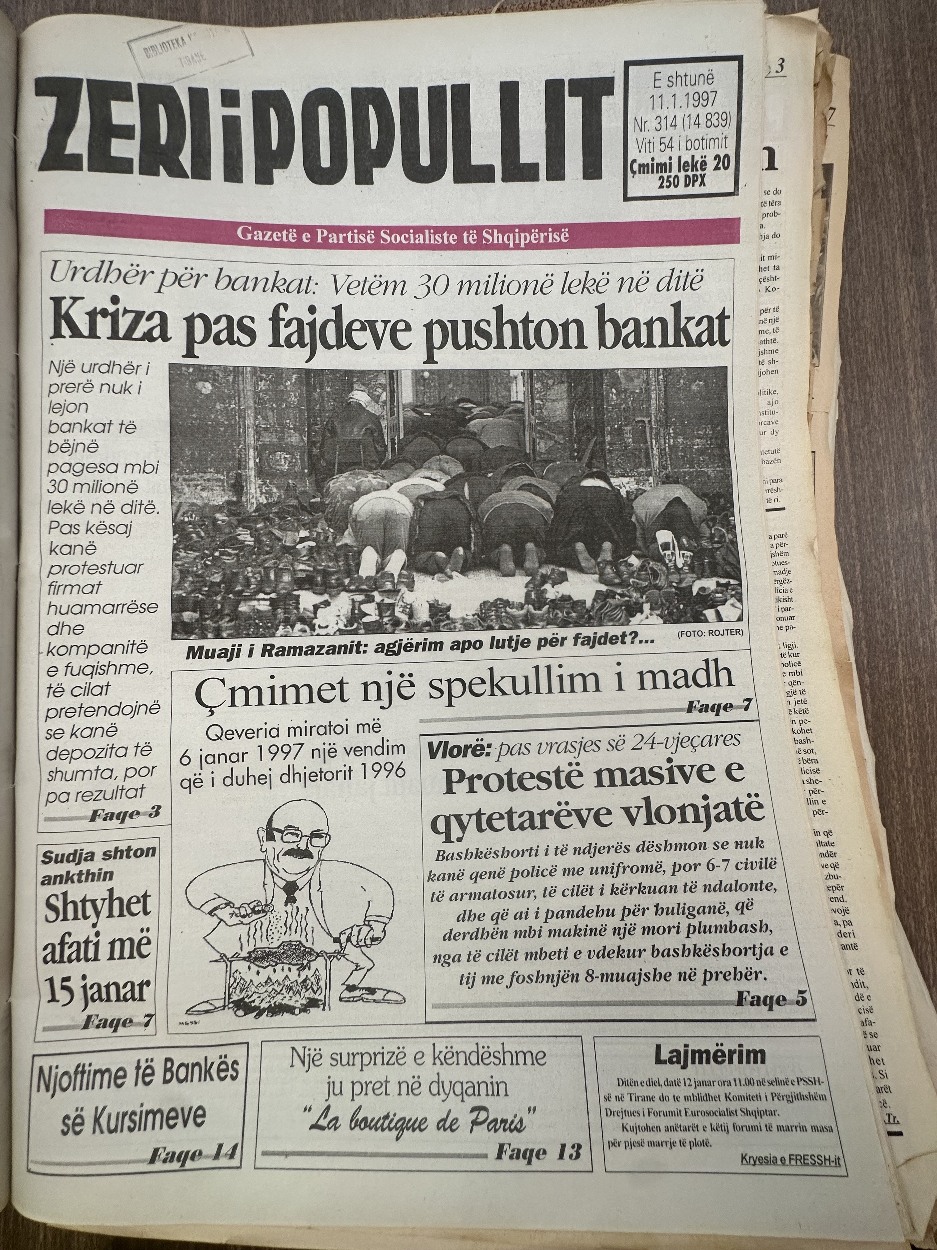 Zëri i Popullit 1997-01-11