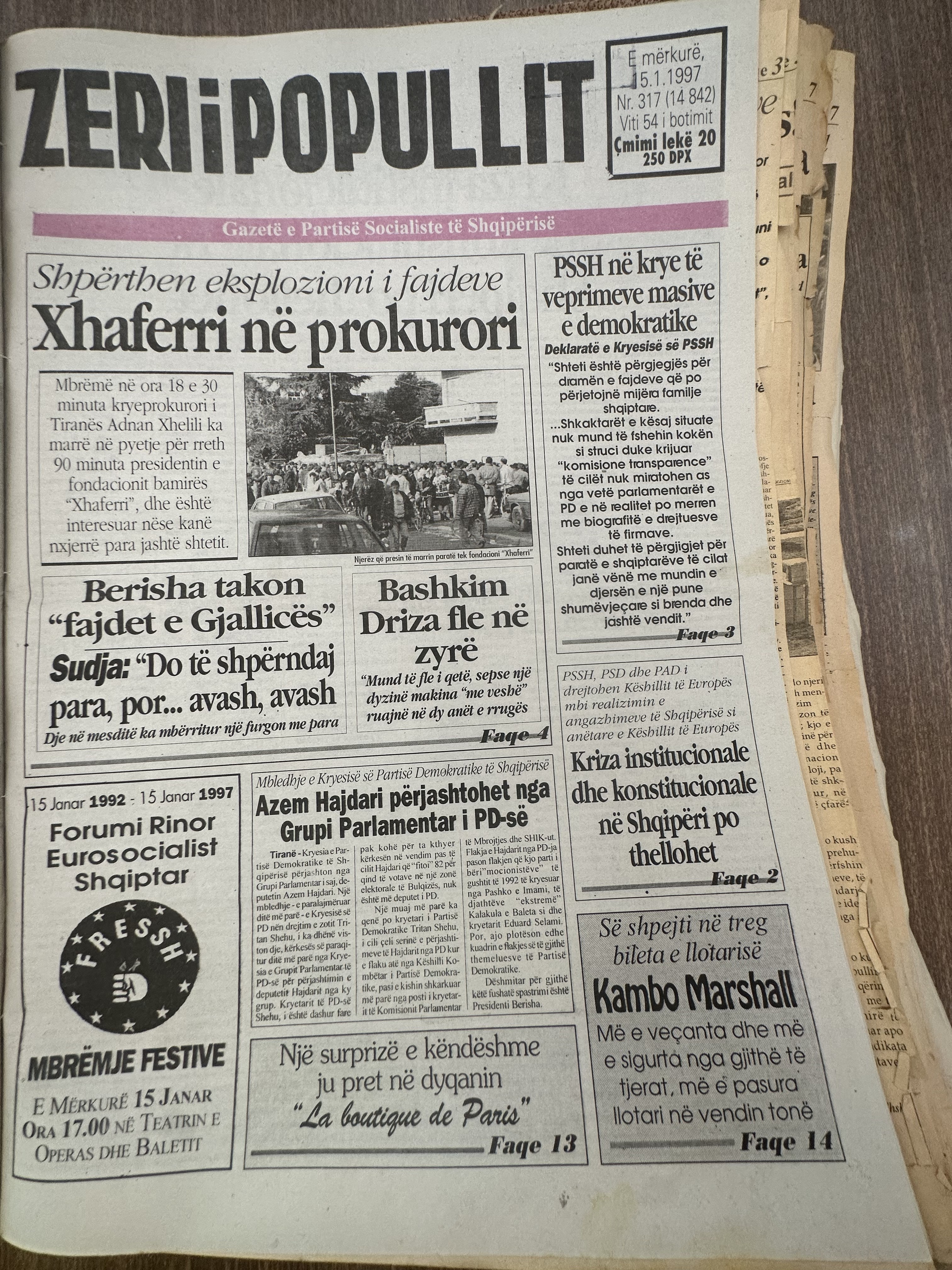 Zëri i Popullit 1997-01-15
