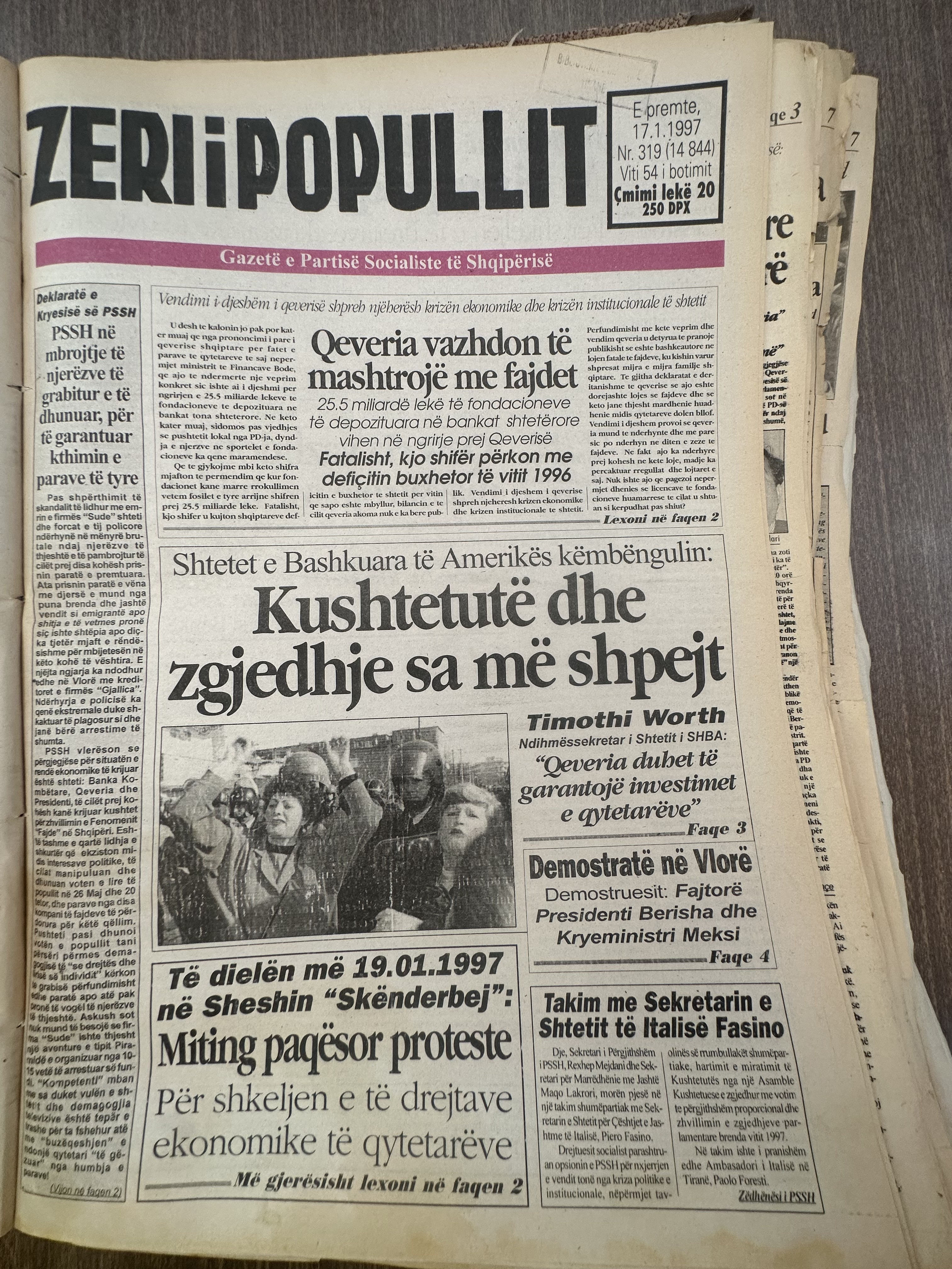 Zëri i Popullit 1997-01-17