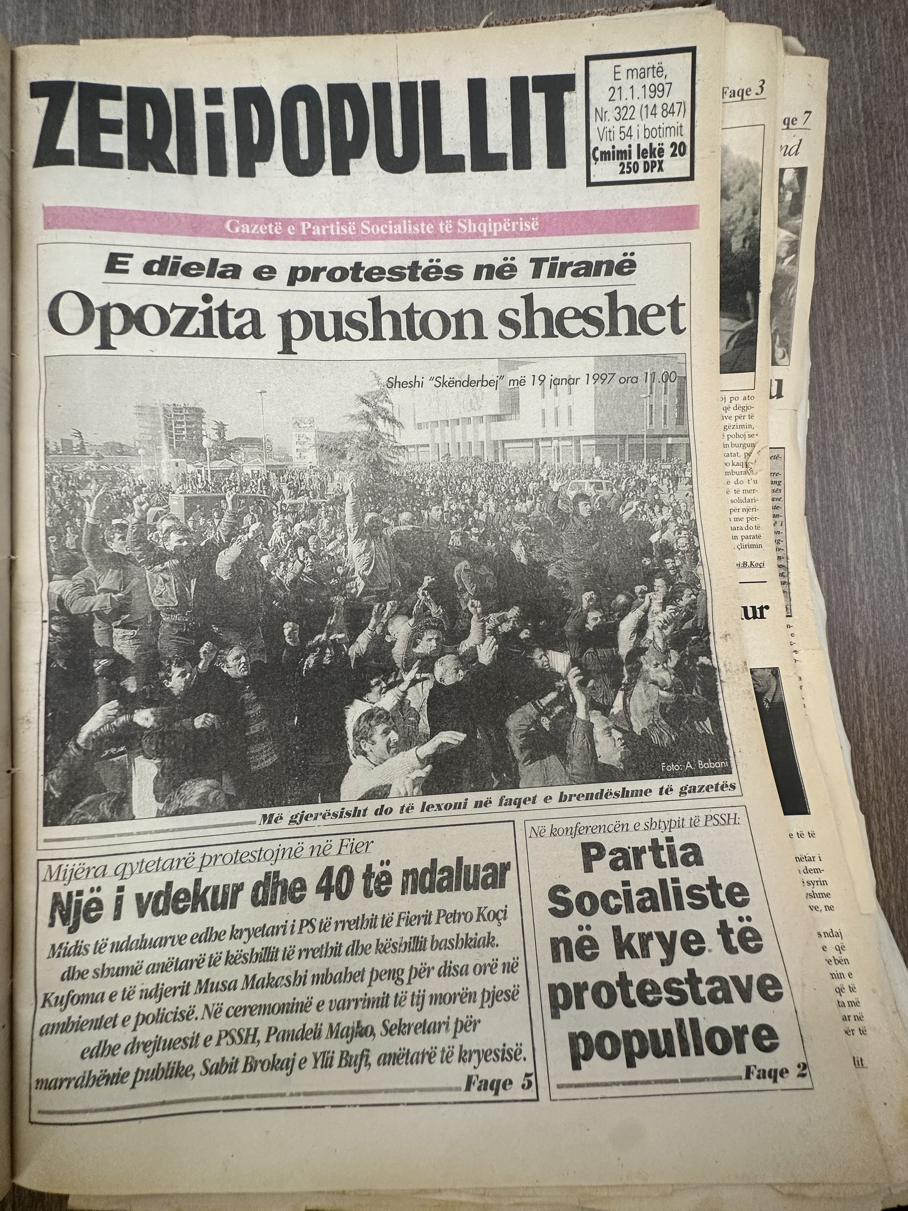 Zëri i Popullit 1997-01-21