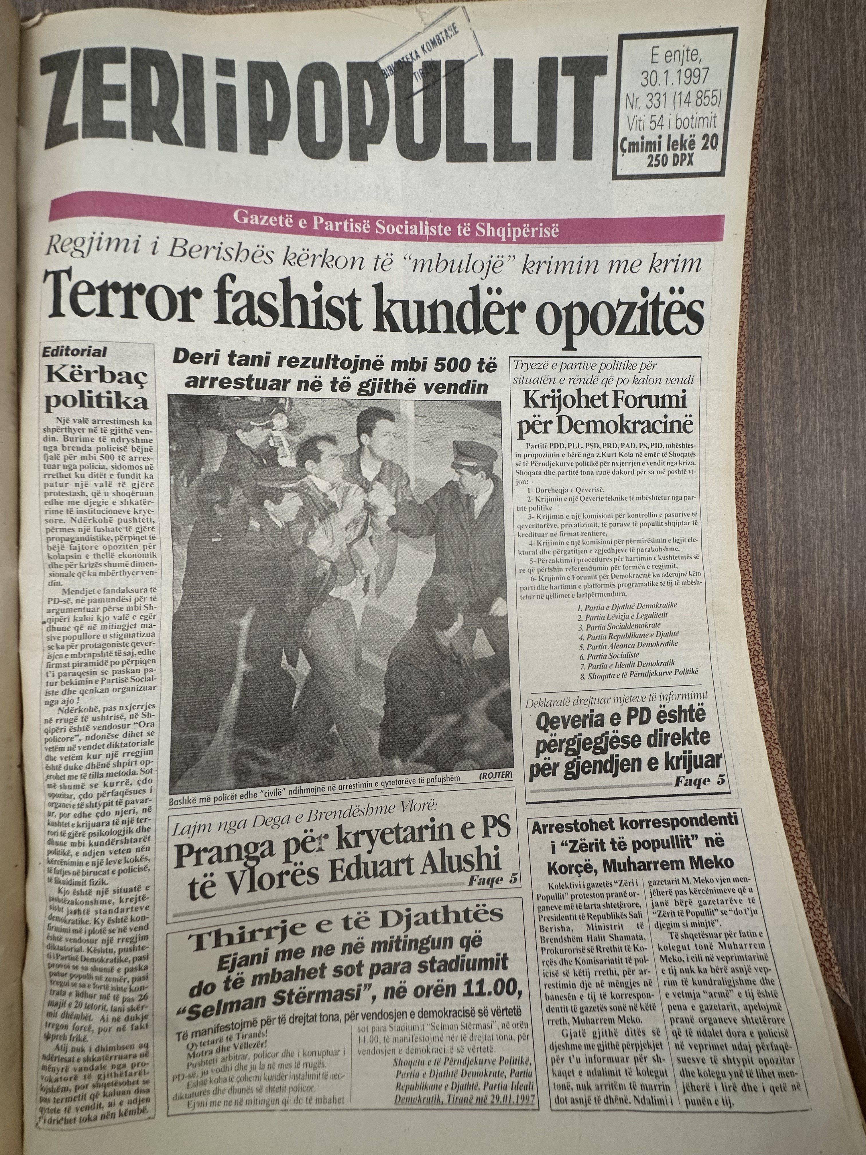 Zëri i Popullit 1997-01-30