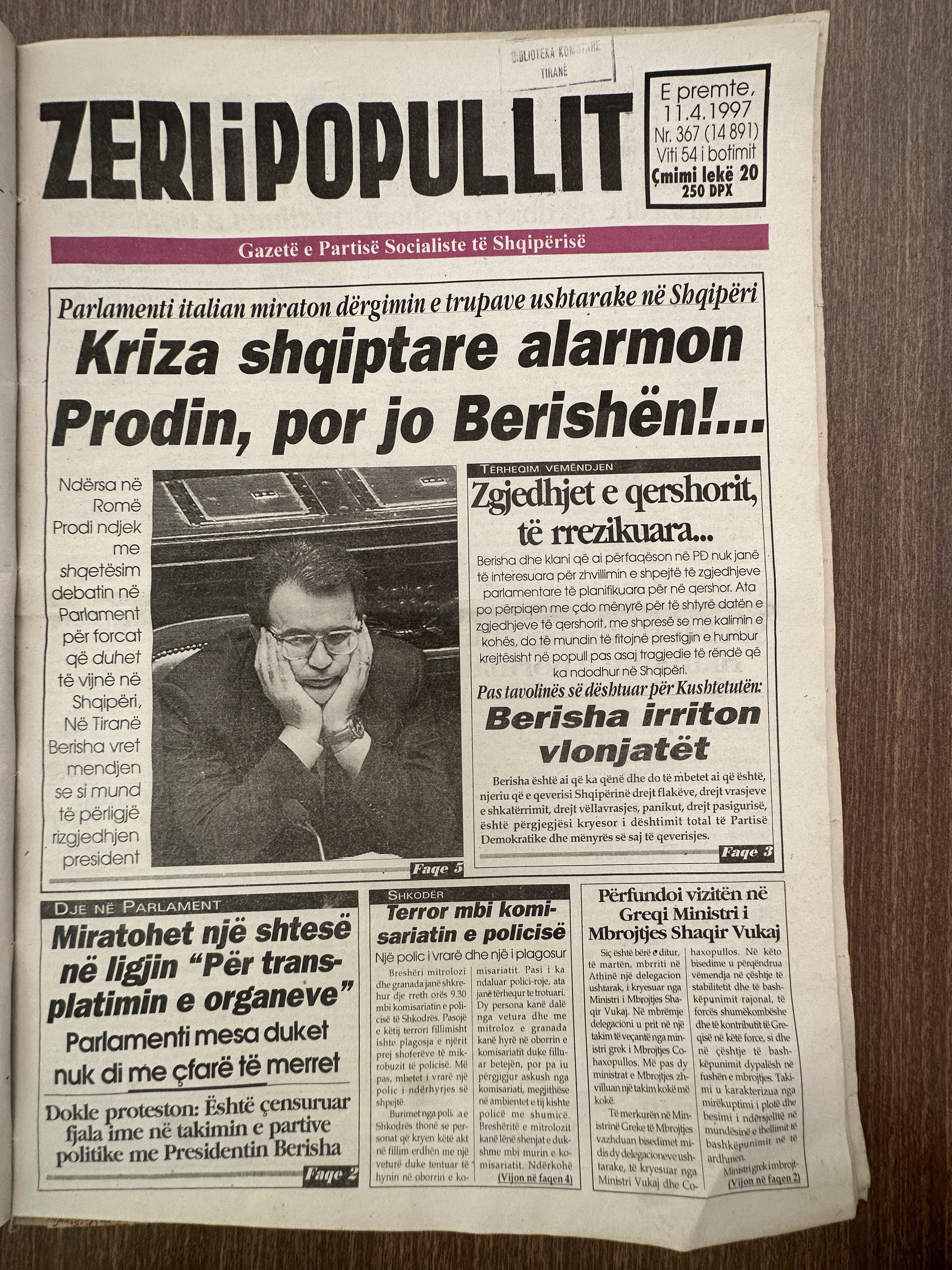 Zëri i Popullit 1997-04-11