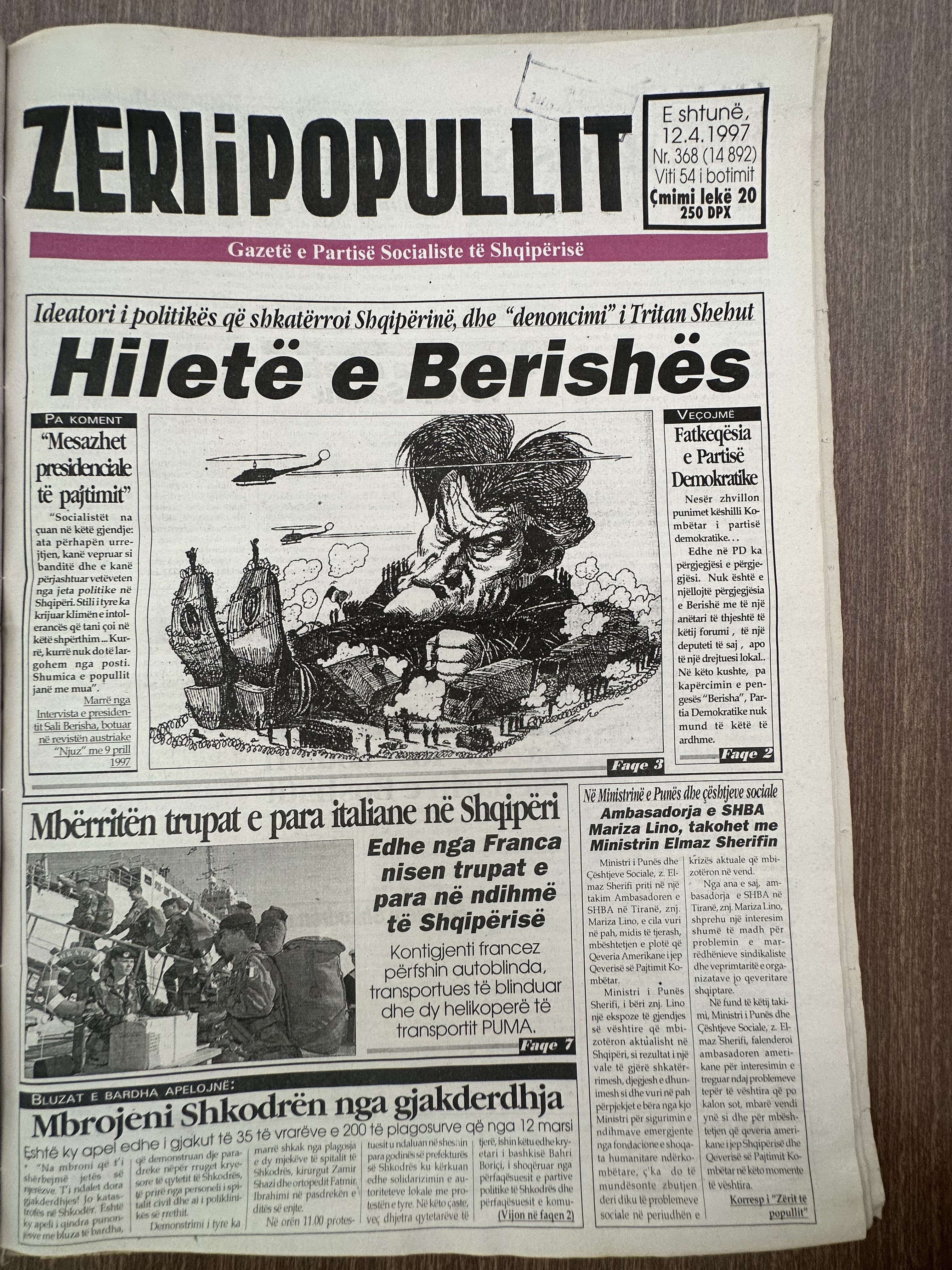 Zëri i Popullit 1997-04-12