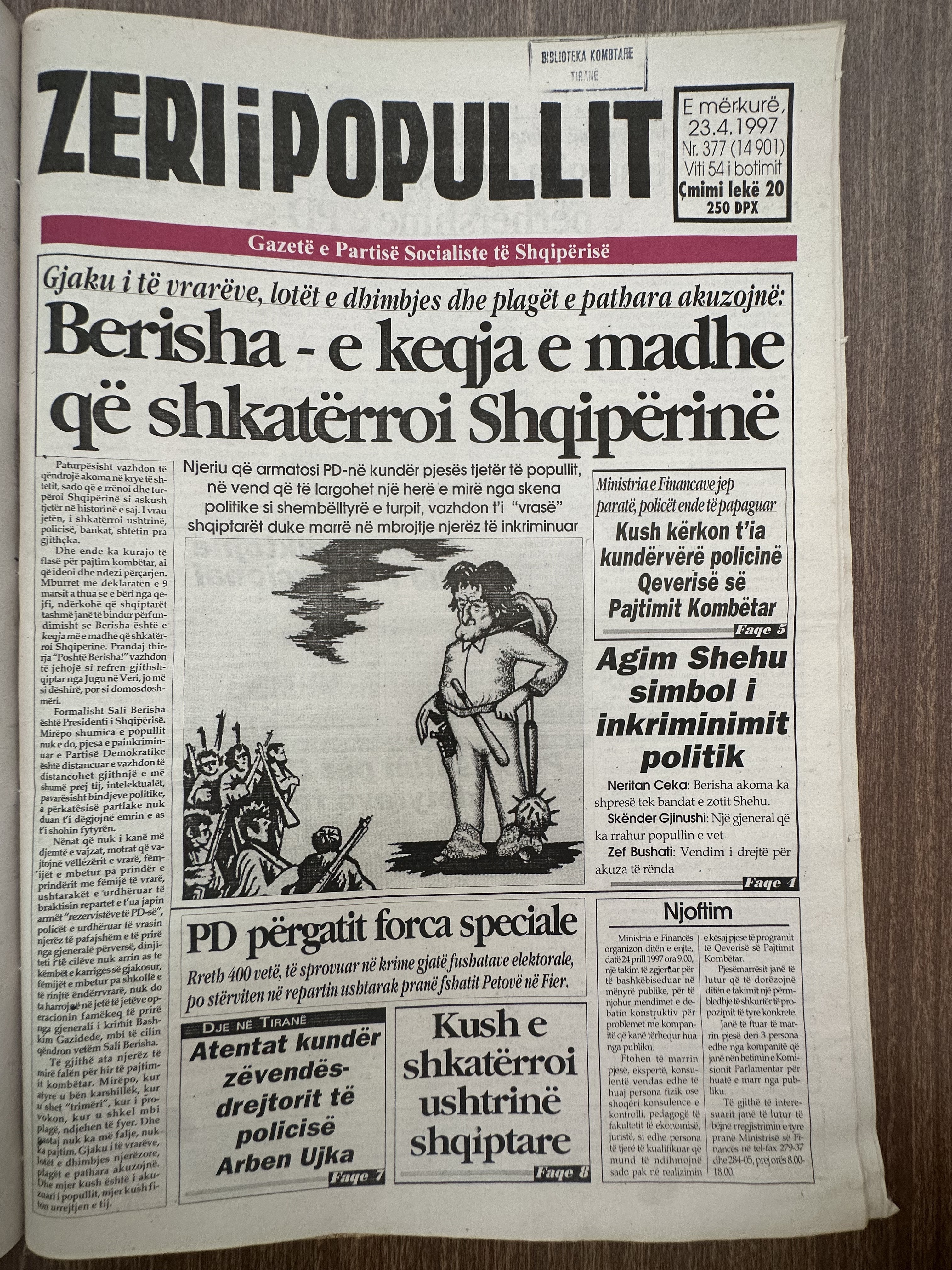 Zëri i Popullit 1997-04-23