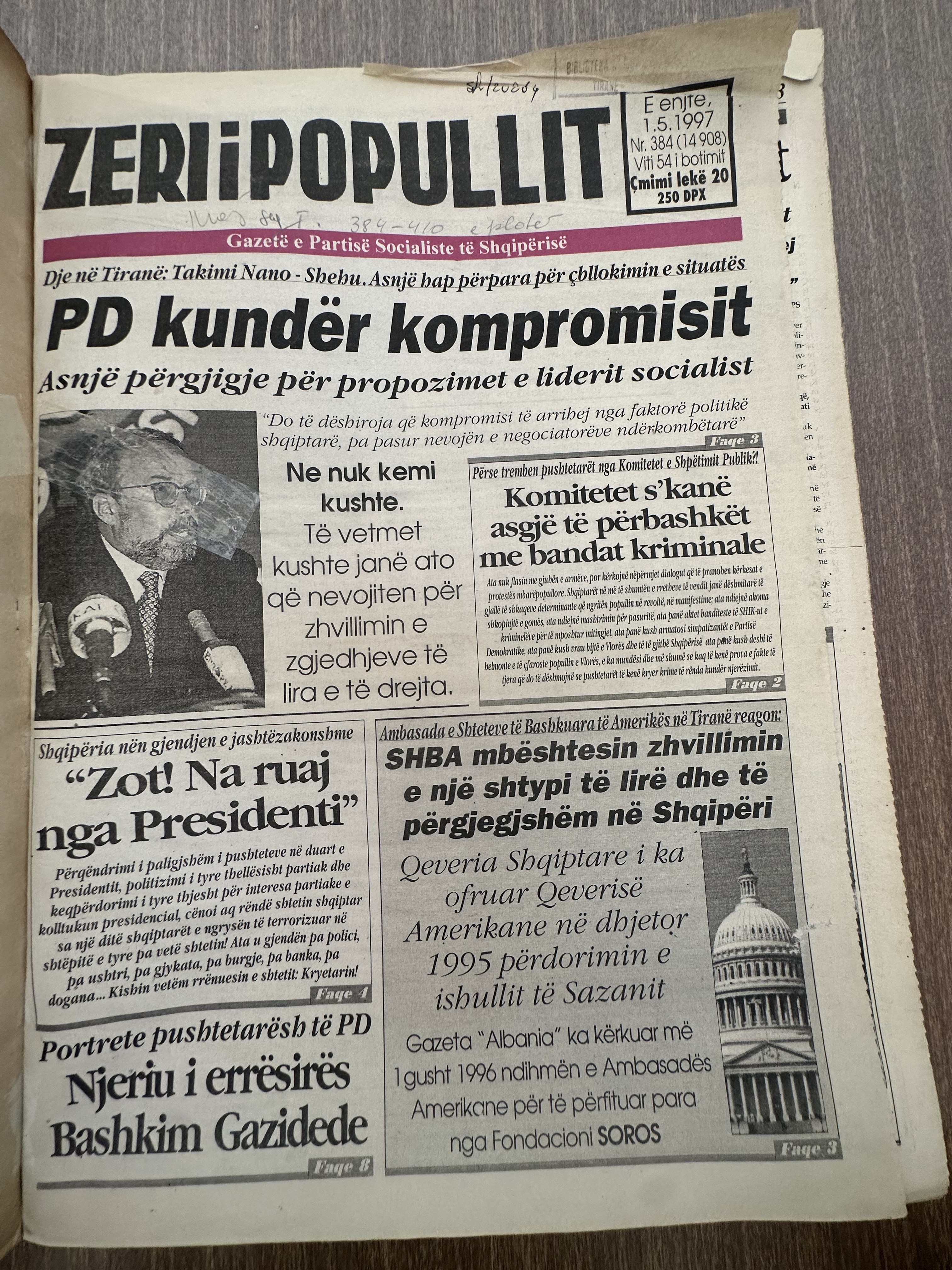 Zëri i Popullit 1997-05-01