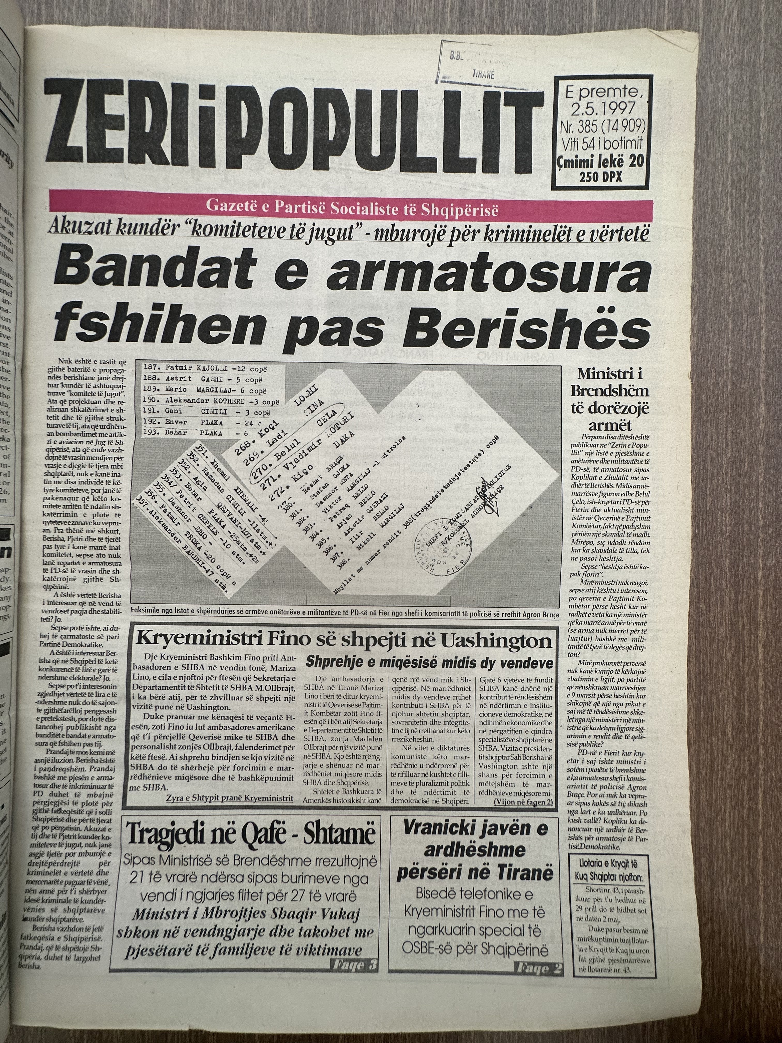Zëri i Popullit 1997-05-02