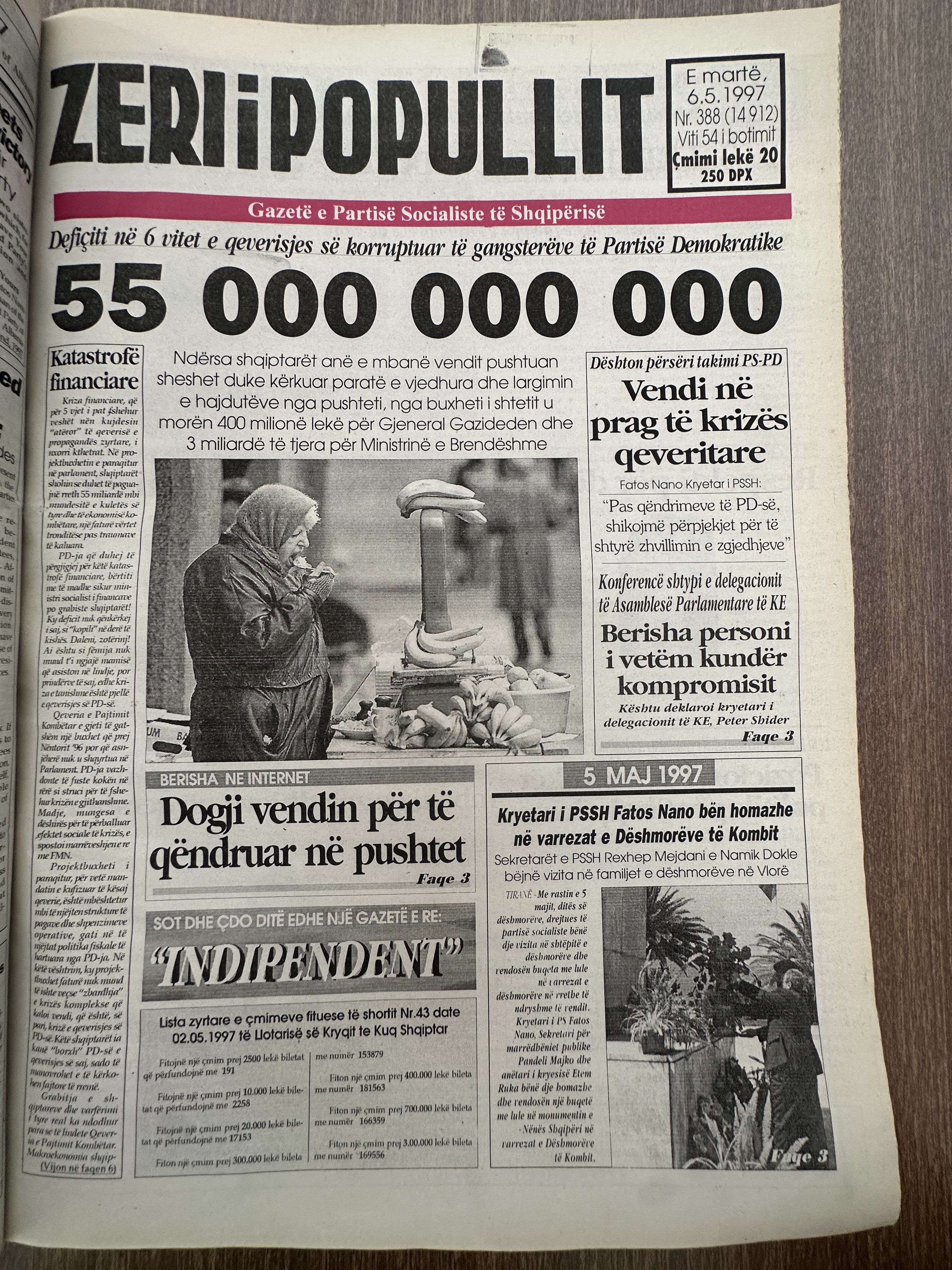 Zëri i Popullit 1997-05-06