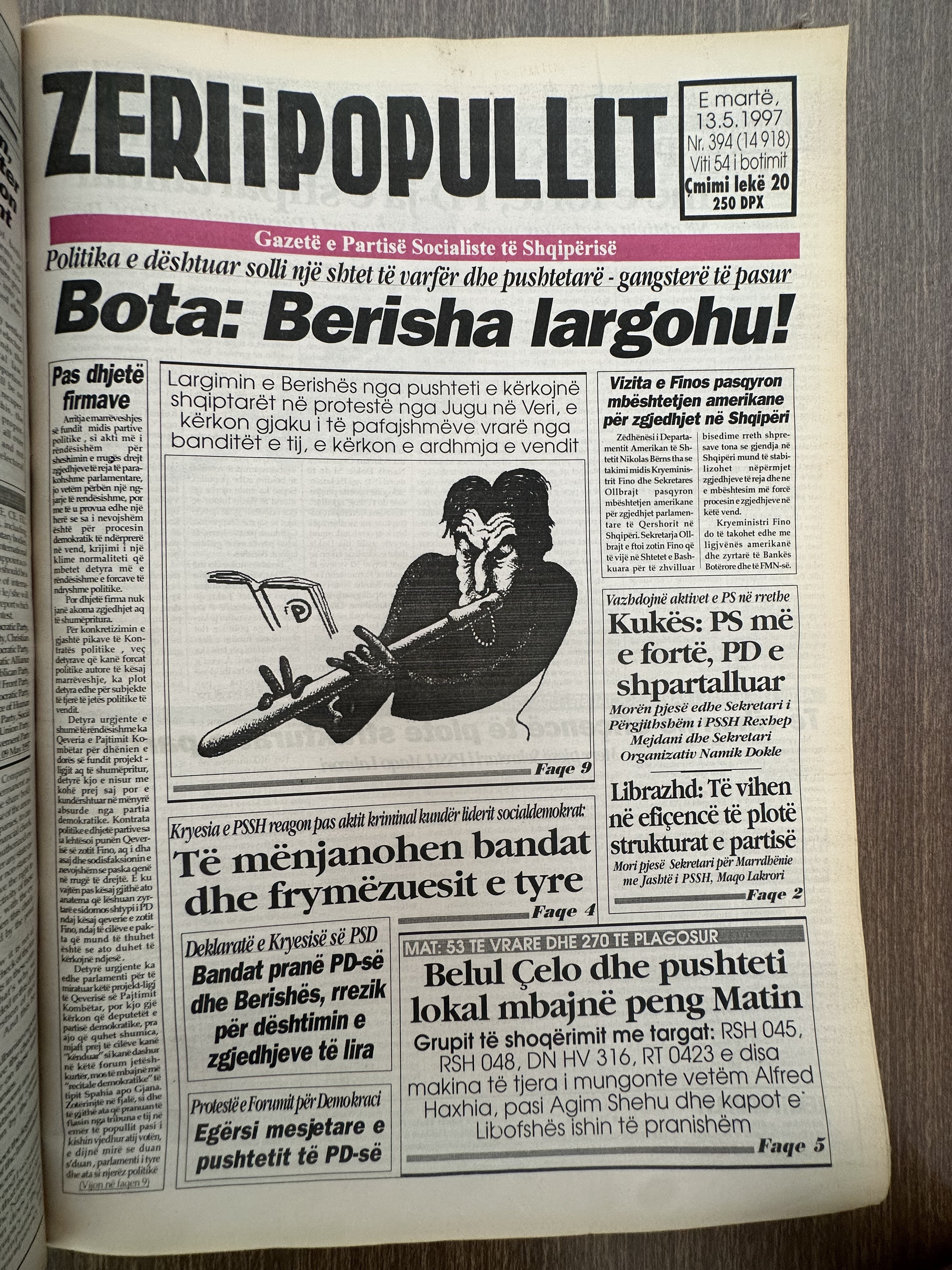 Zëri i Popullit 1997-05-13