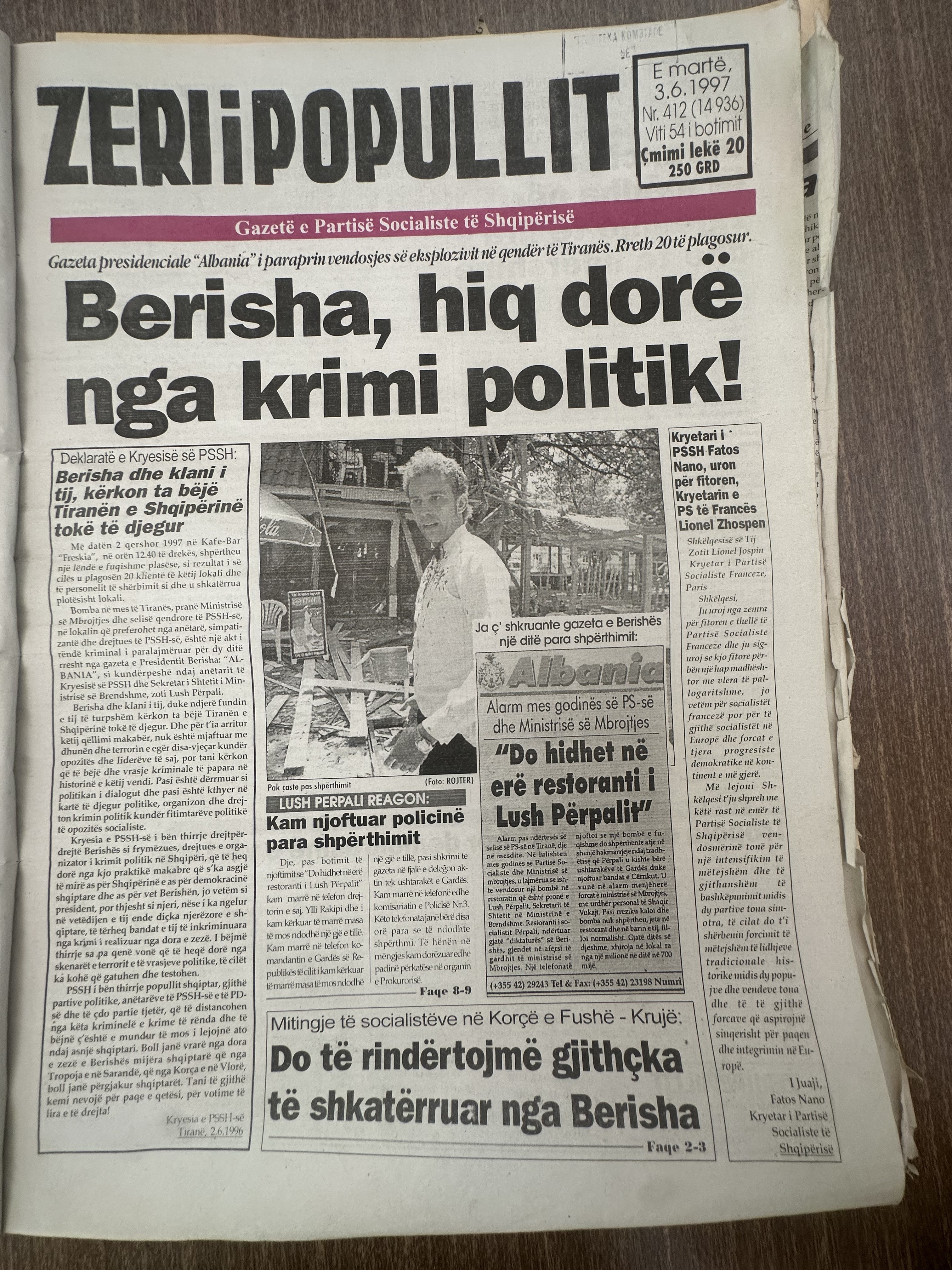 Zëri i Popullit 1997-06-03