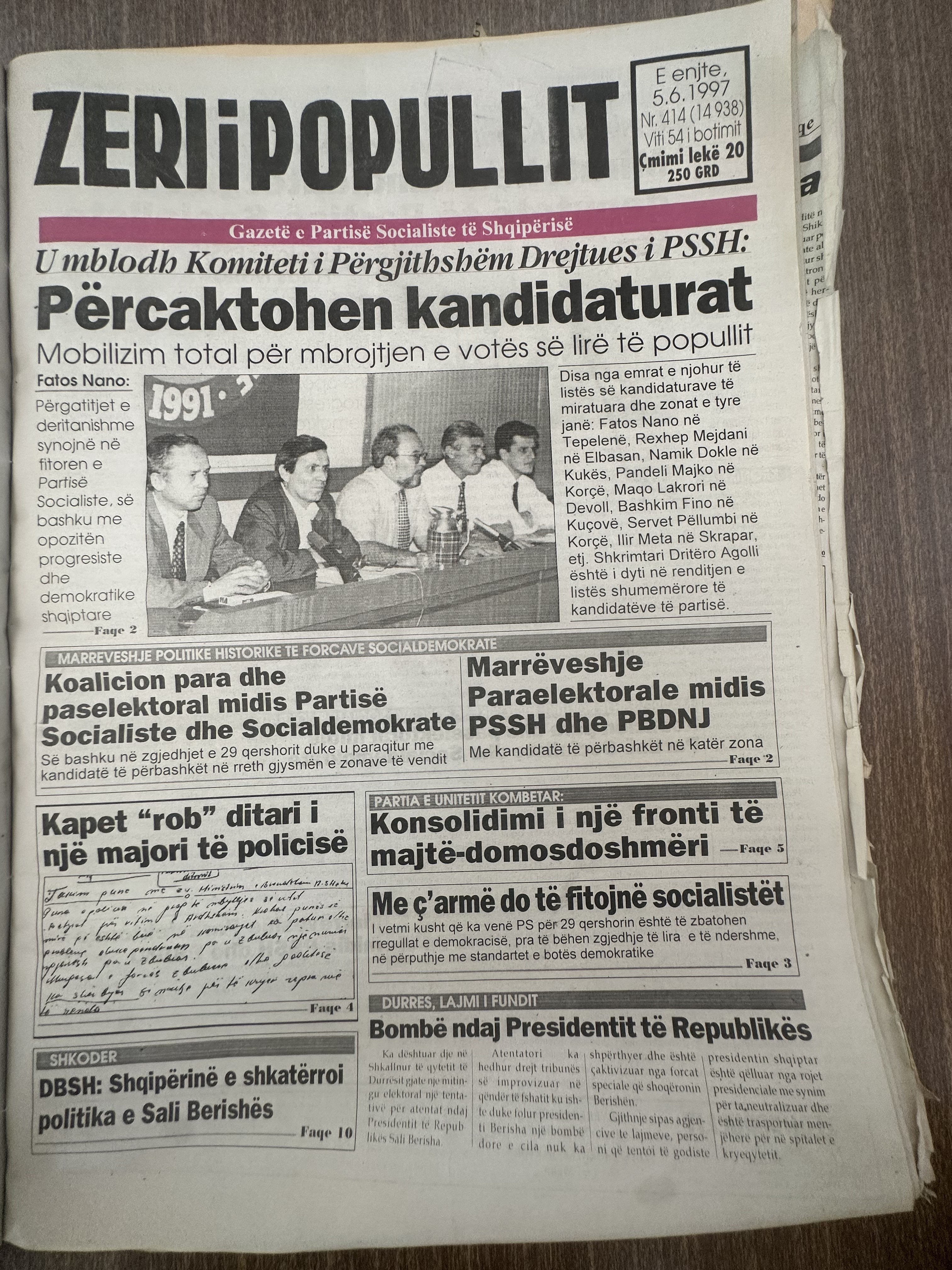 Zëri i Popullit 1997-06-05